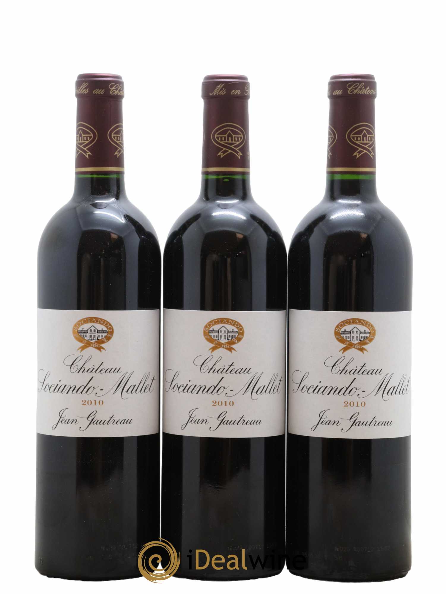 Château Sociando Mallet 2010 - Lot de 12 bouteilles - 2