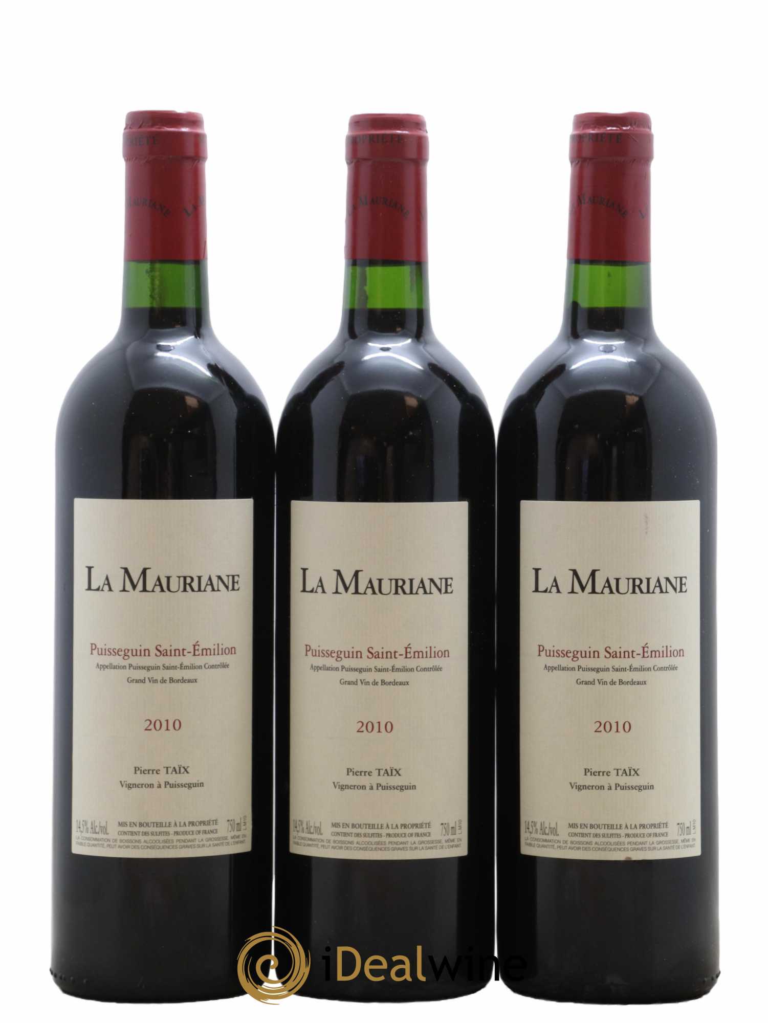 La Mauriane 2010 - Lot de 12 bouteilles - 2