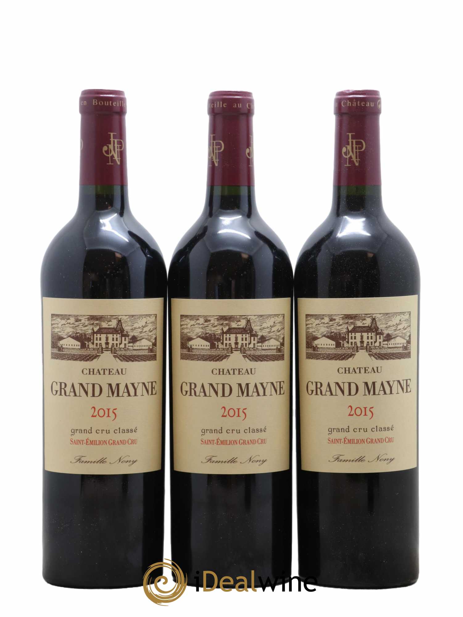 Château Grand Mayne Grand Cru Classé 2015 - Lot de 12 bouteilles - 1