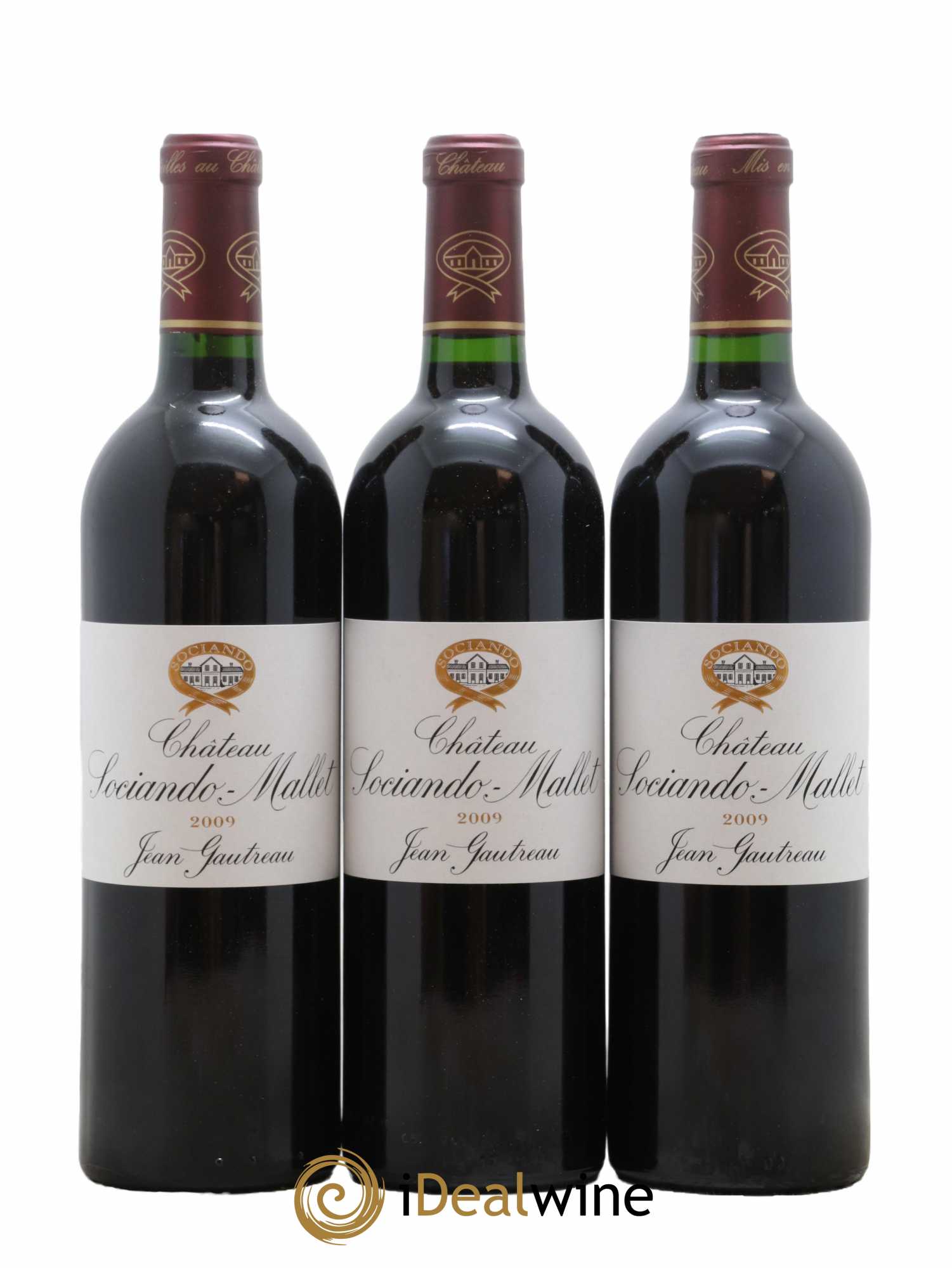 Château Sociando Mallet 2009 - Lot de 12 bouteilles - 1