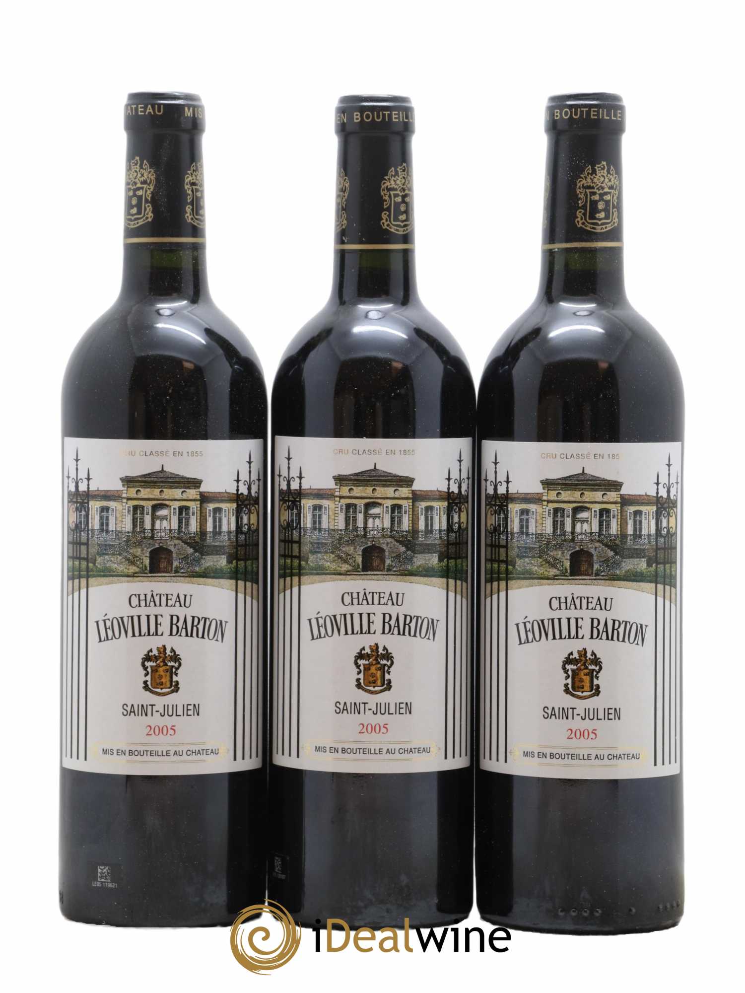 Château Léoville Barton 2ème Grand Cru Classé 2005 - Lot de 6 bouteilles - 1