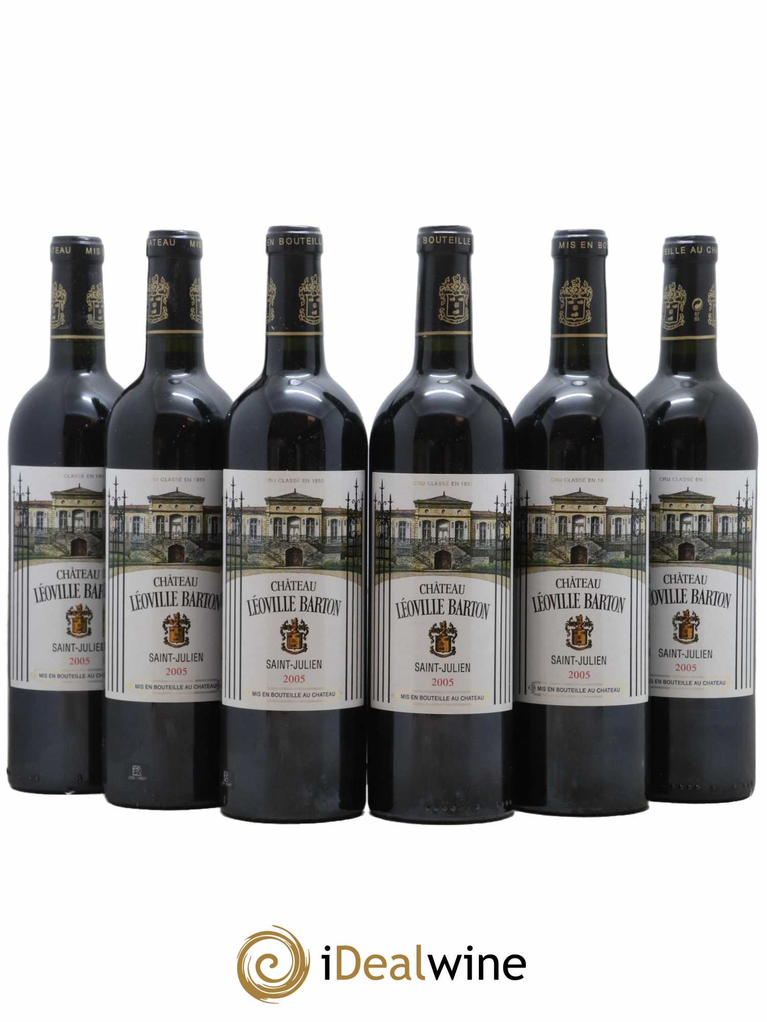 Château Léoville Barton 2ème Grand Cru Classé 2005 - Lot de 6 bouteilles - 0