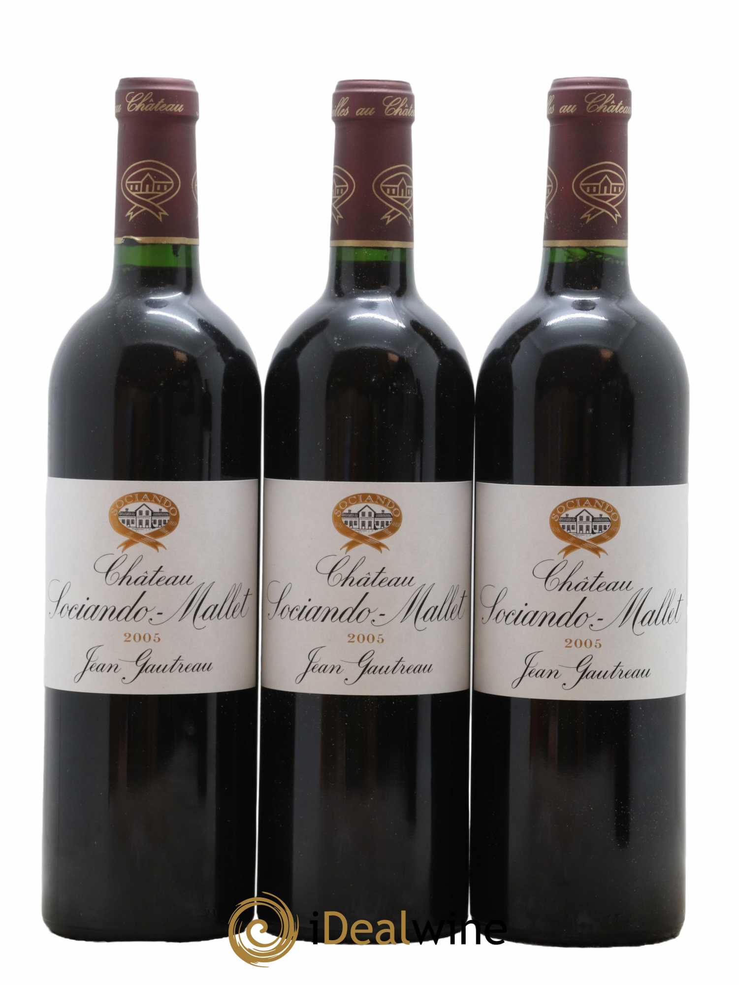 Château Sociando Mallet 2005 - Lot de 12 bouteilles - 1