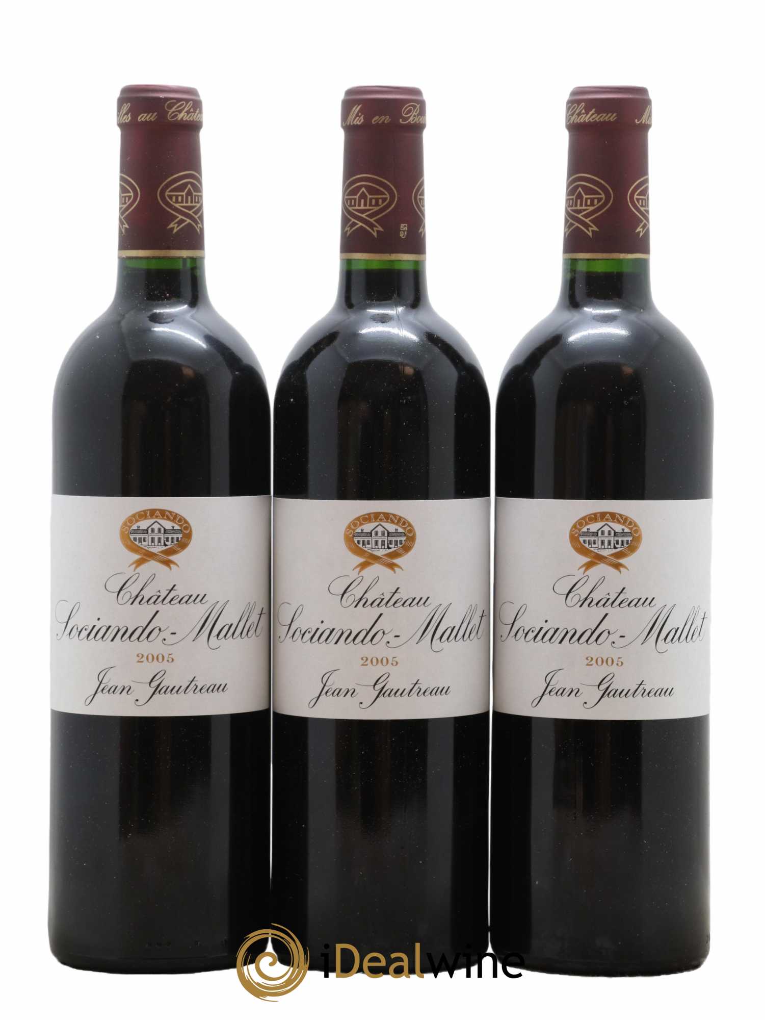 Château Sociando Mallet 2005 - Lot de 12 bouteilles - 2