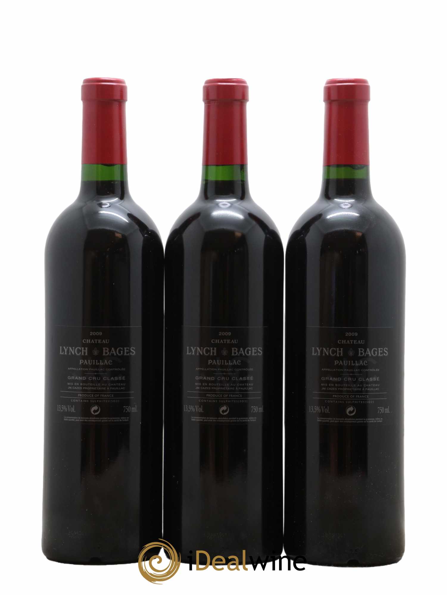 Château Lynch Bages 5ème Grand Cru Classé 2009 - Lot de 6 bouteilles - 4