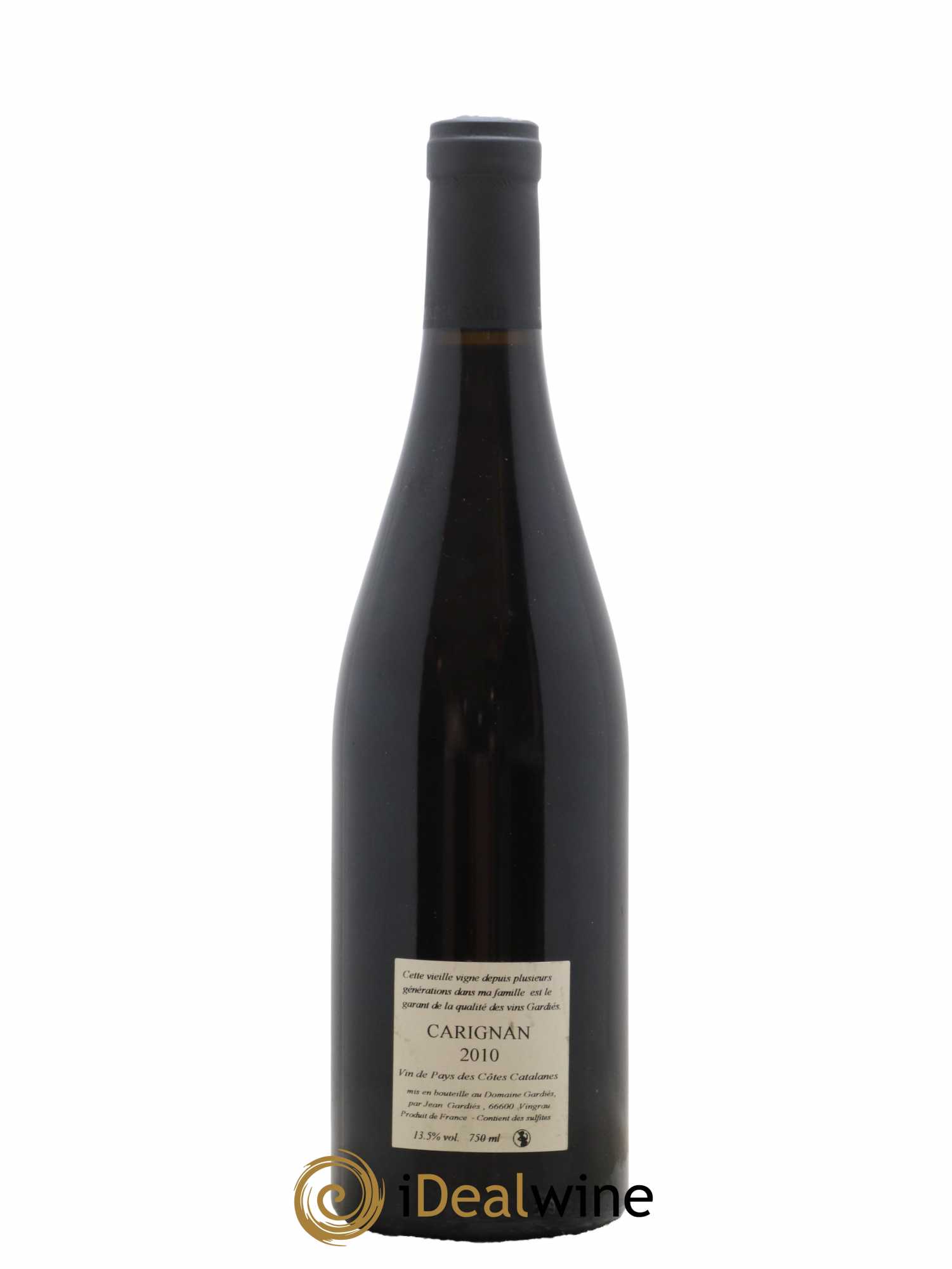 Côtes du Roussillon Les Vignes de mon Père Domaine Gardiés 2010 - Lot de 1 bouteille - 1