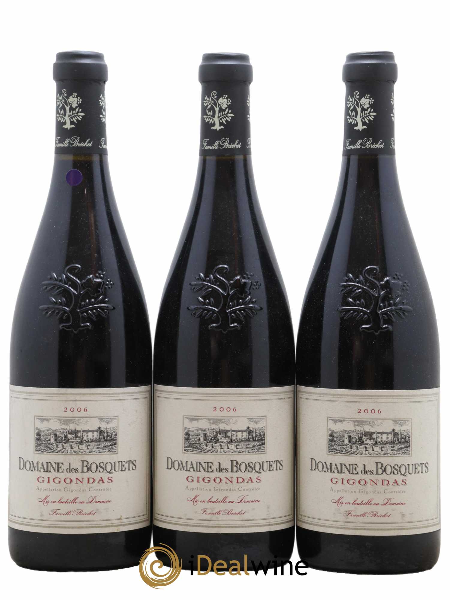 Gigondas Domaine des Bosquets 2006 - Lot de 3 bouteilles - 0