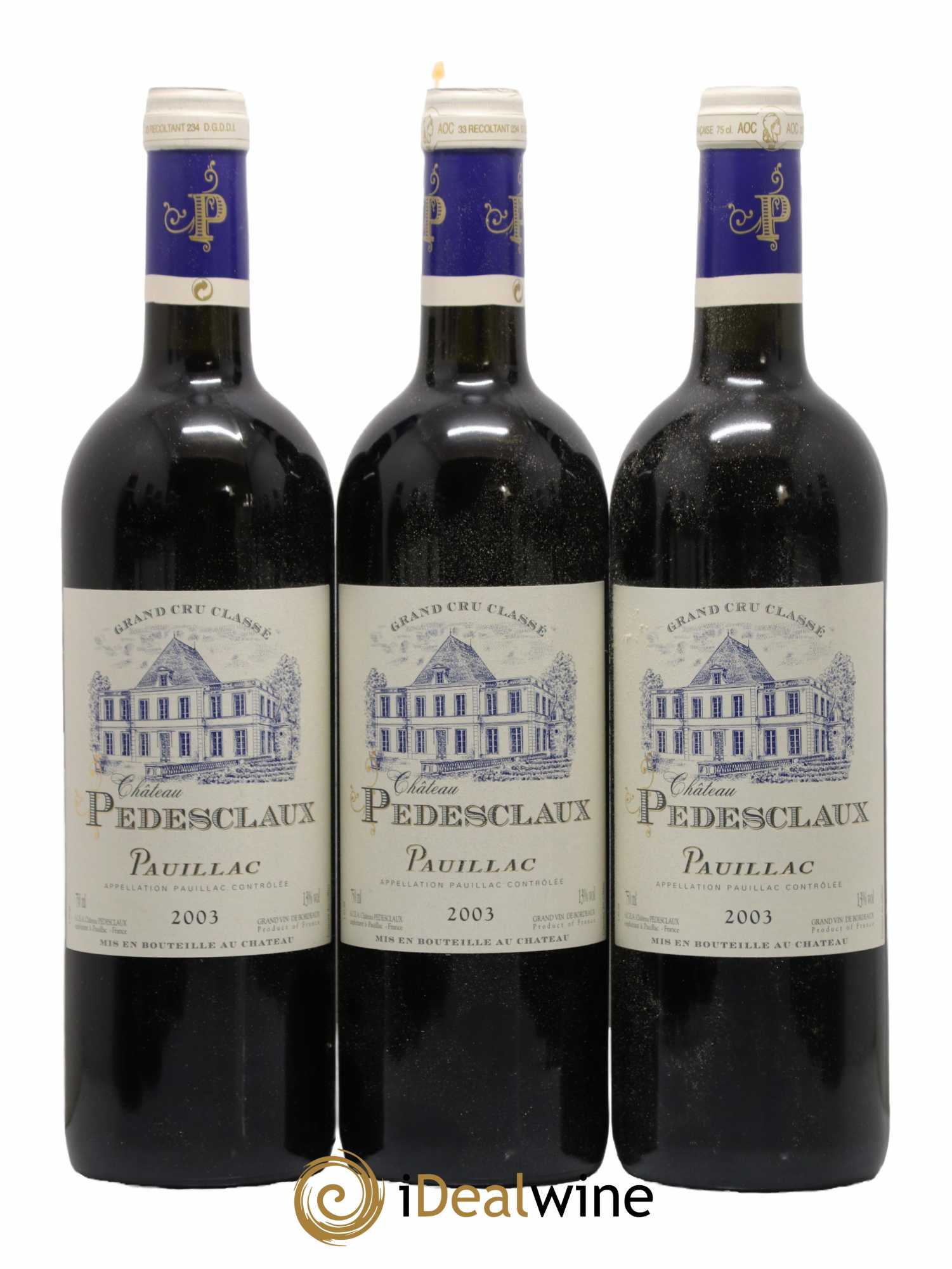Château Pedesclaux 5ème Grand Cru Classé 2003 - Lot de 12 bouteilles - 1