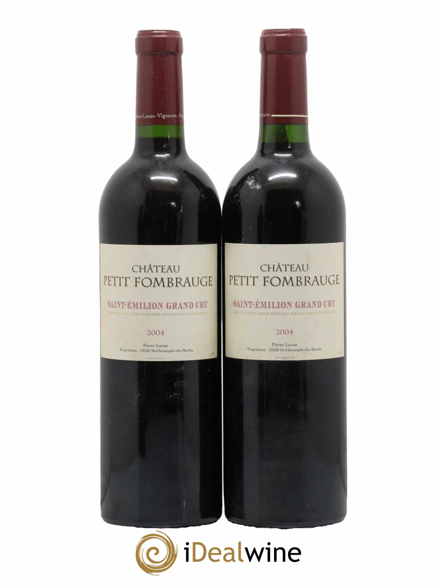 Saint-Émilion Grand Cru Château Petit Fombrauge 2004 - Lot de 2 bouteilles - 0