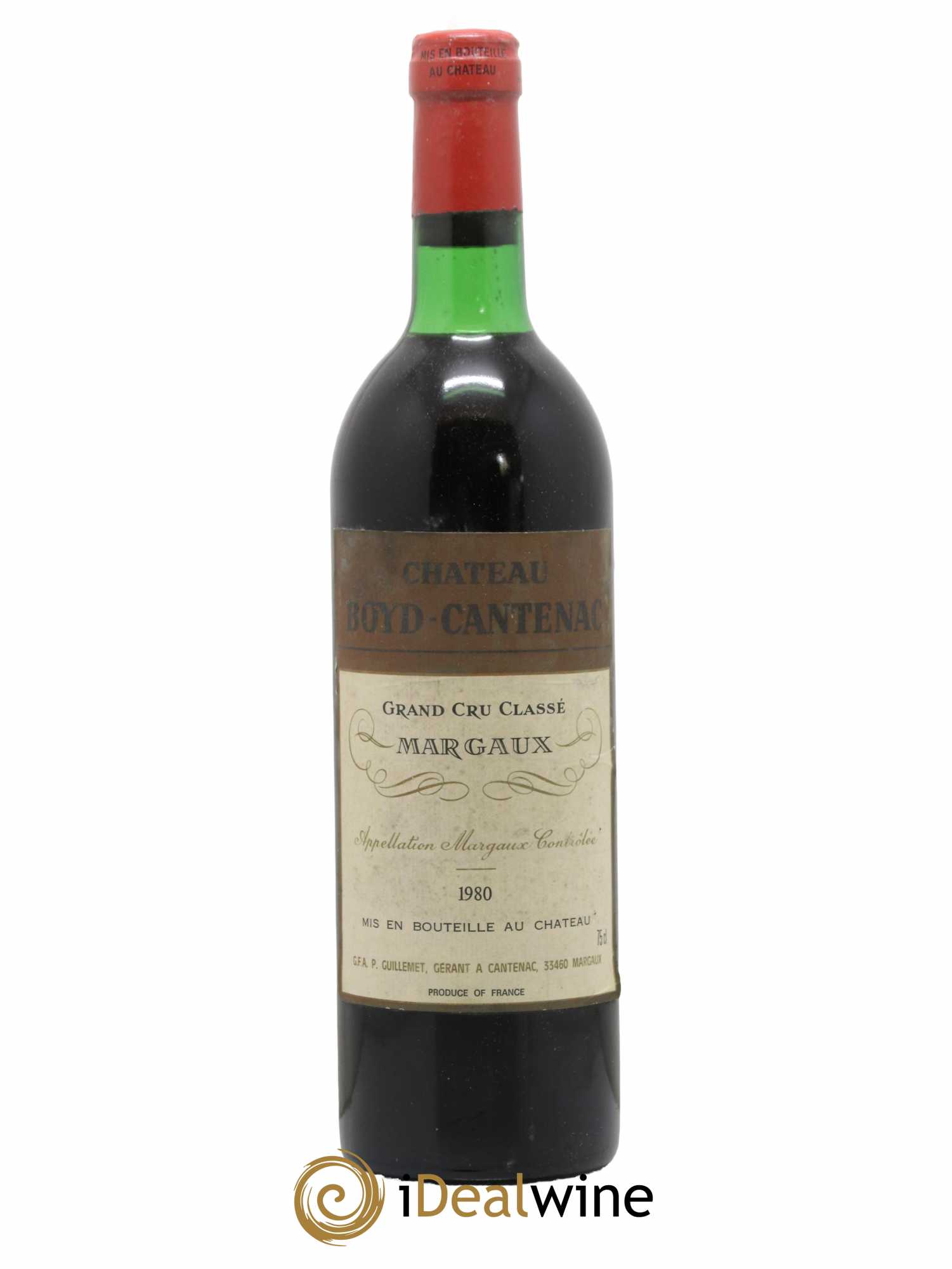 Château Boyd Cantenac 3ème Grand Cru Classé 1980 - Lot de 1 bouteille - 0