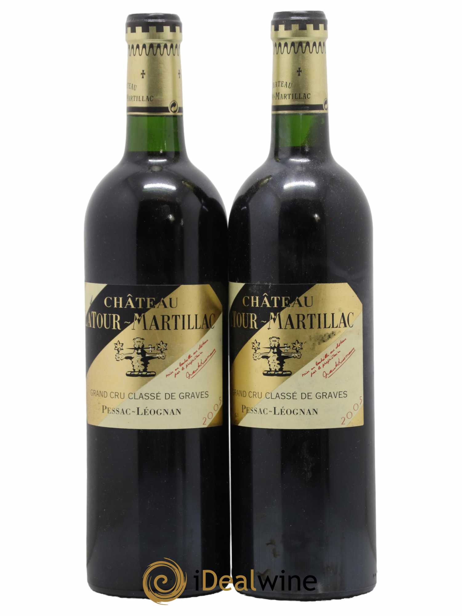 Château Latour-Martillac Cru Classé de Graves 2005 - Lot de 2 bouteilles - 0