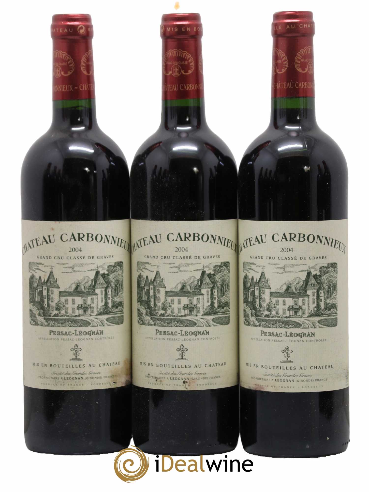 Château Carbonnieux Cru Classé de Graves 2004 - Lot de 12 bouteilles - 2