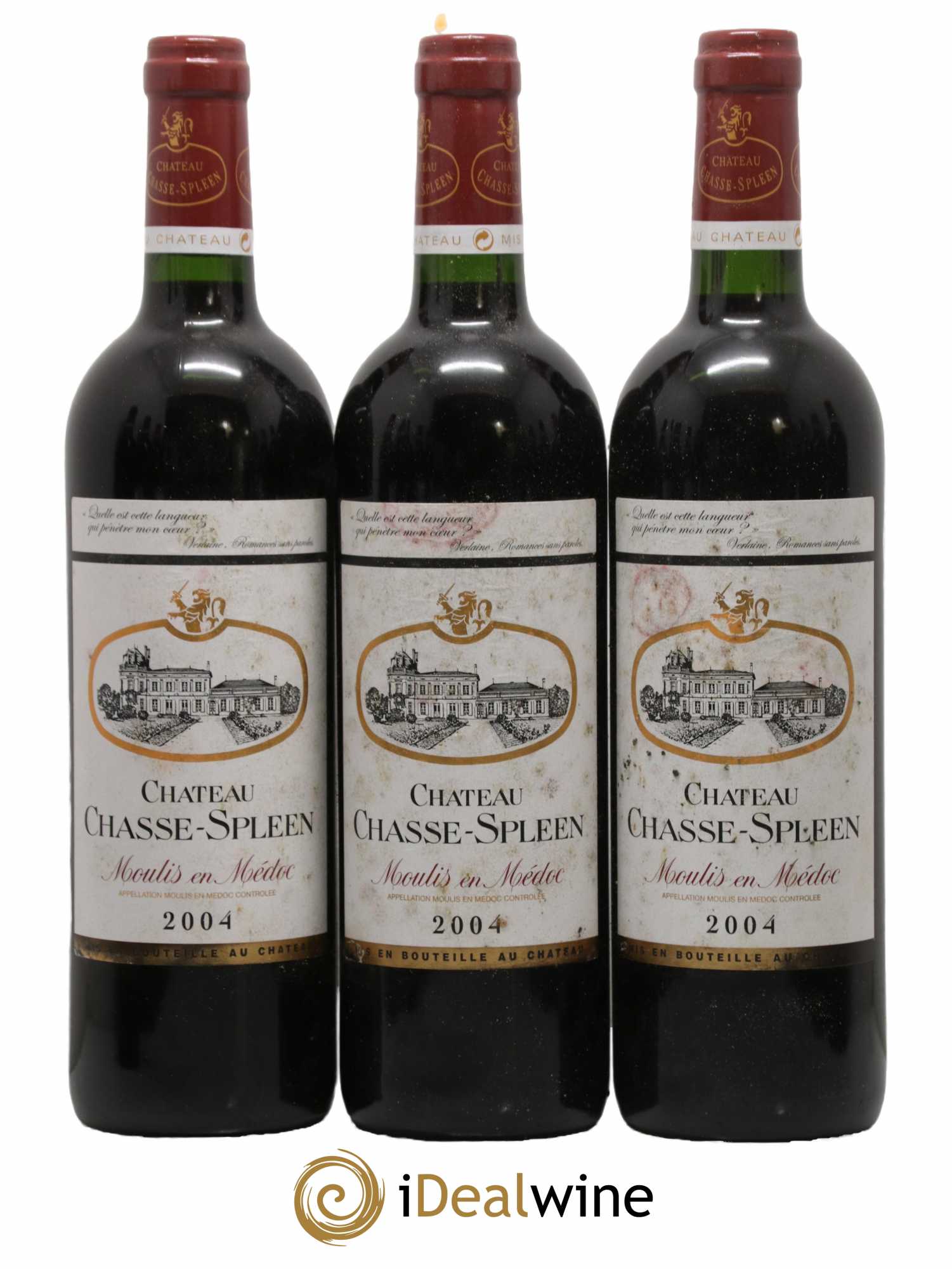 Château Chasse Spleen 2004 - Lot de 12 bouteilles - 1