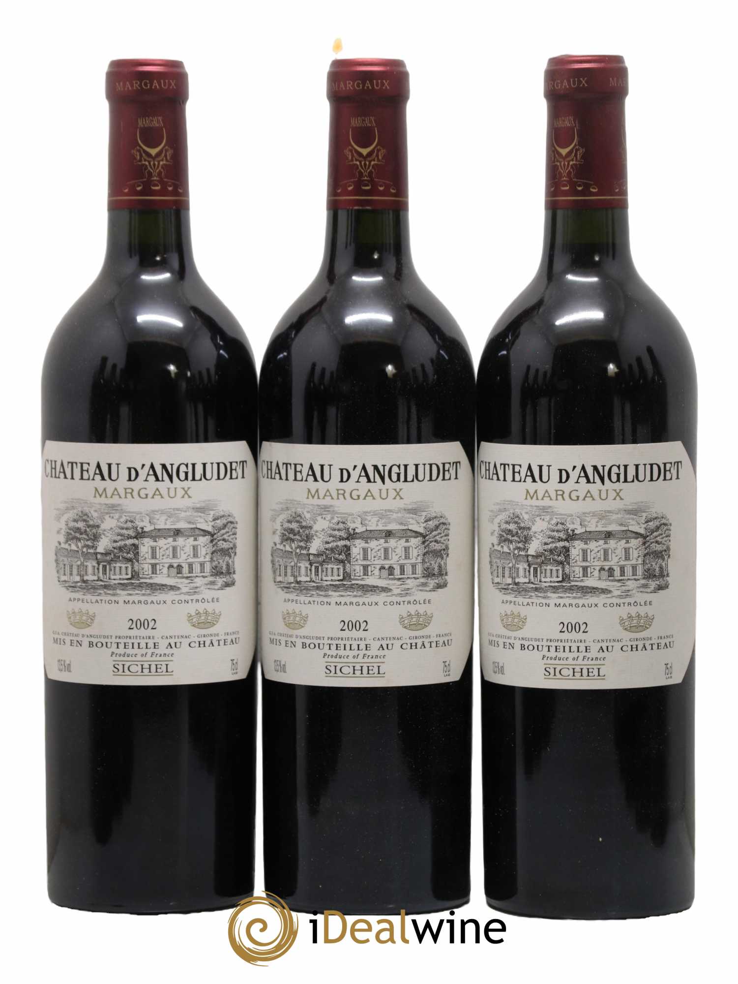 Château d' Angludet Cru Bourgeois 2002 - Lot de 12 bouteilles - 1