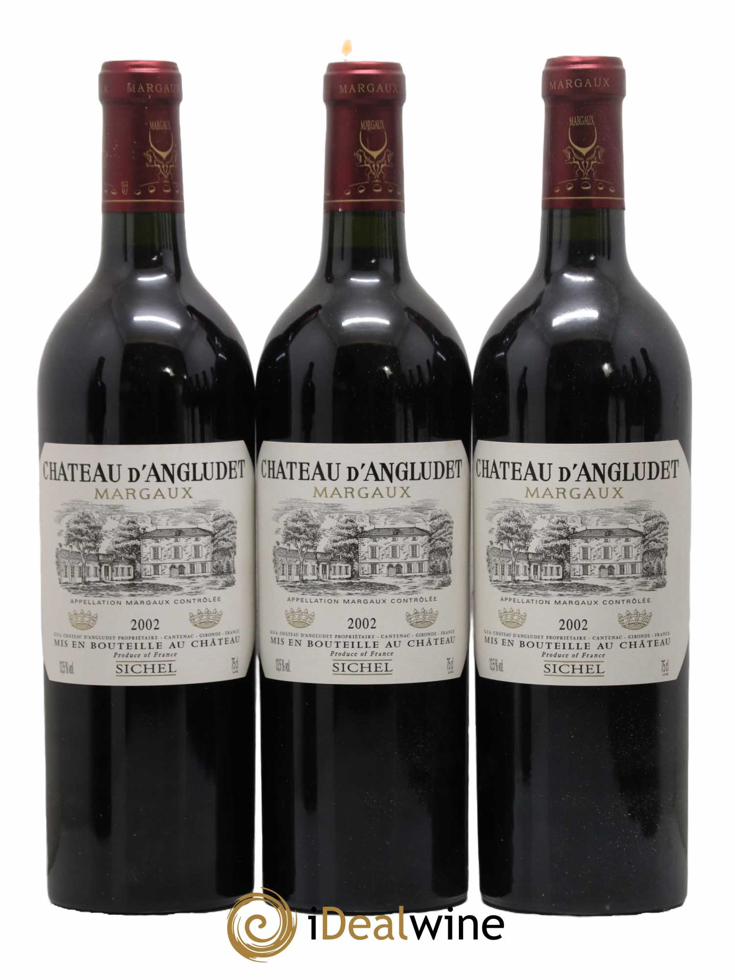Château d' Angludet Cru Bourgeois 2002 - Lot de 12 bouteilles - 2