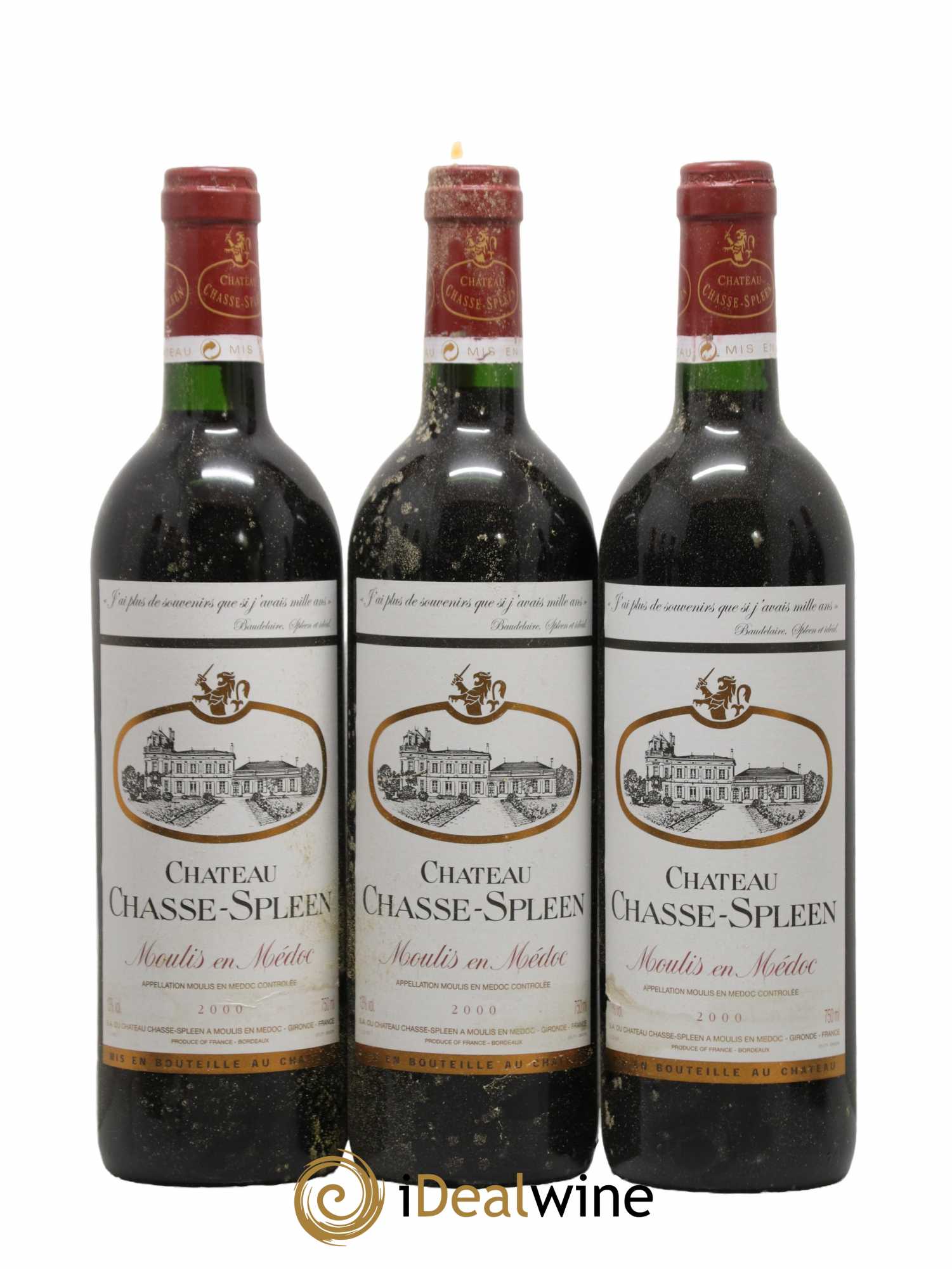 Château Chasse Spleen 2000 - Lot de 12 bouteilles - 2