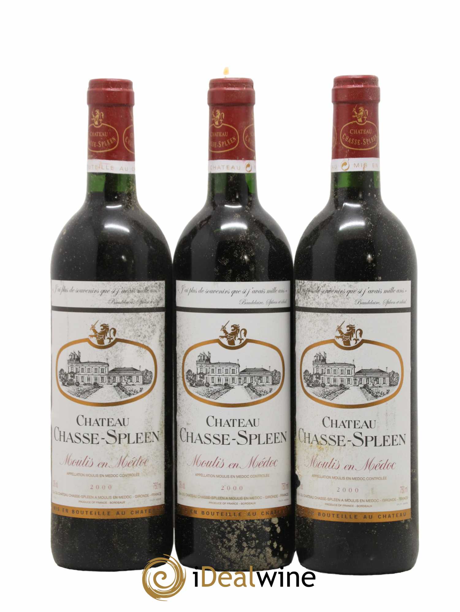Château Chasse Spleen 2000 - Lot de 12 bouteilles - 4