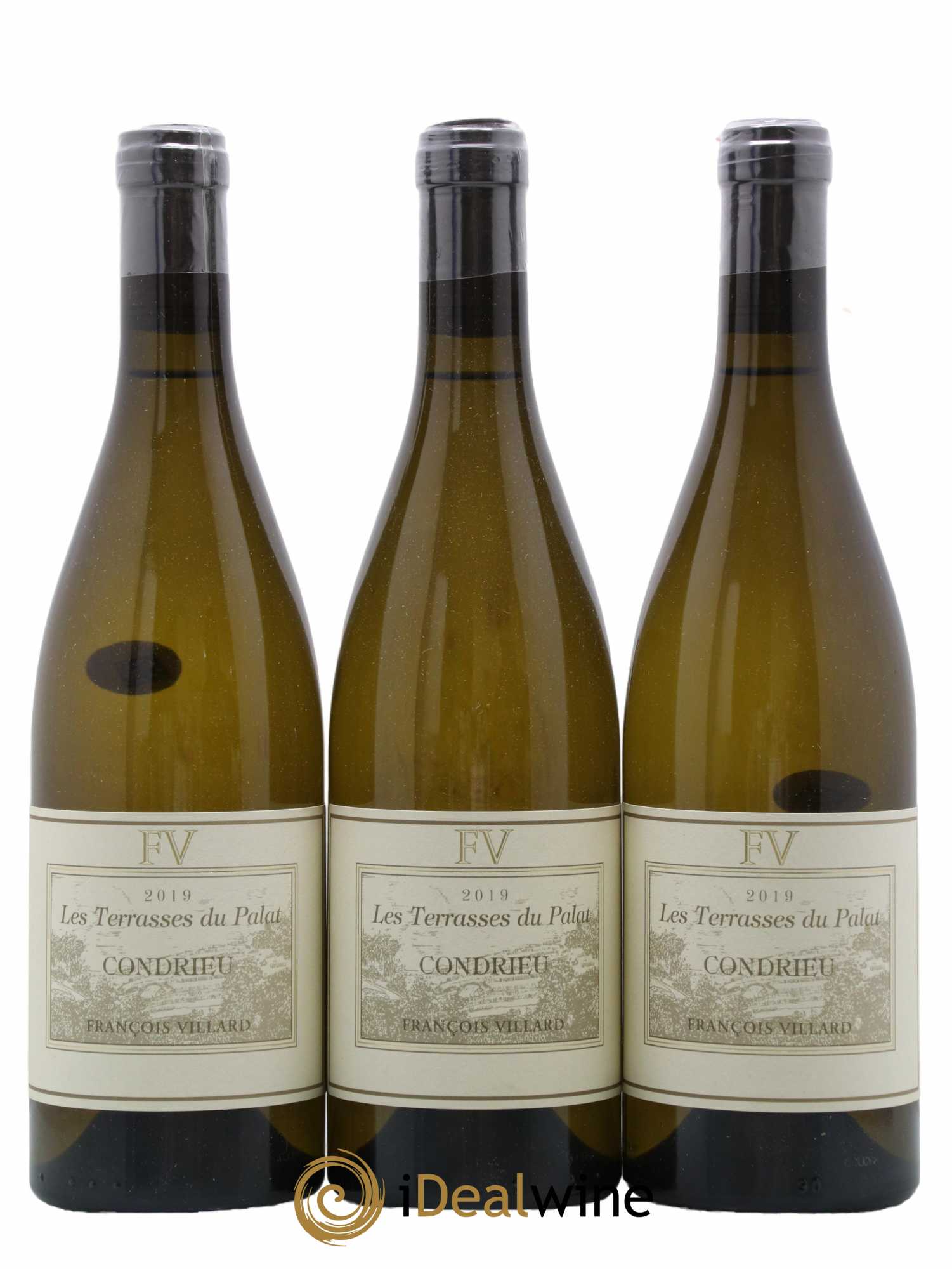Condrieu Les Terrasses du Palat François Villard 2019 - Lot de 3 bouteilles - 0