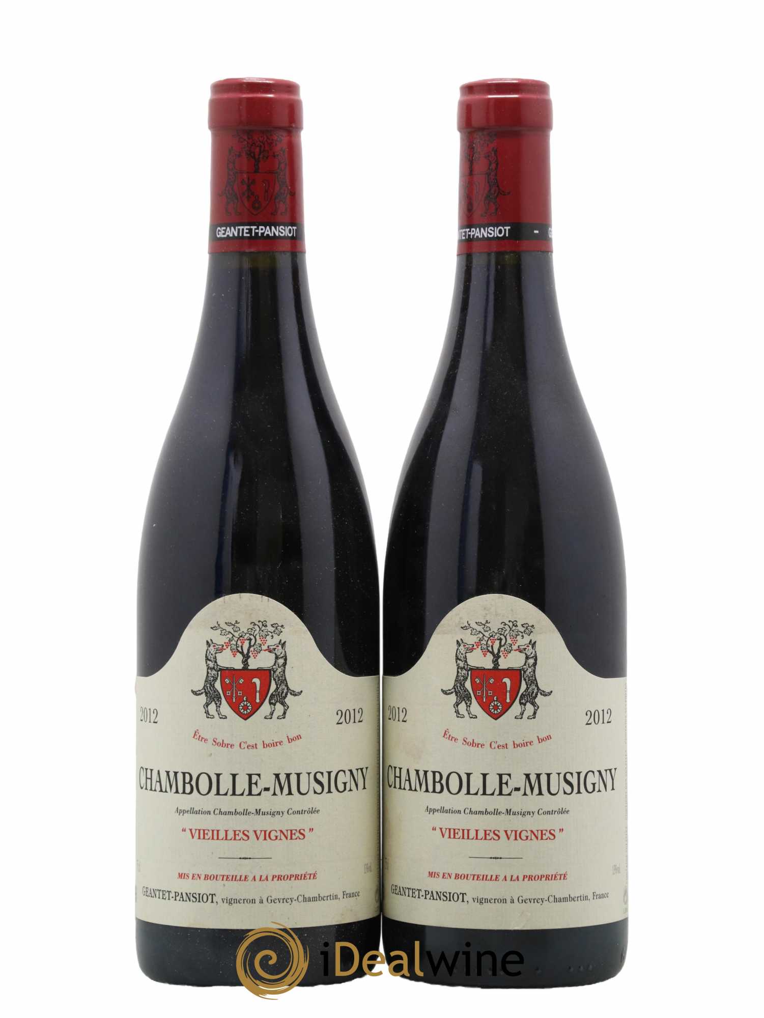 Chambolle-Musigny Vieilles vignes Geantet-Pansiot 2012 - Lot de 2 bouteilles - 0