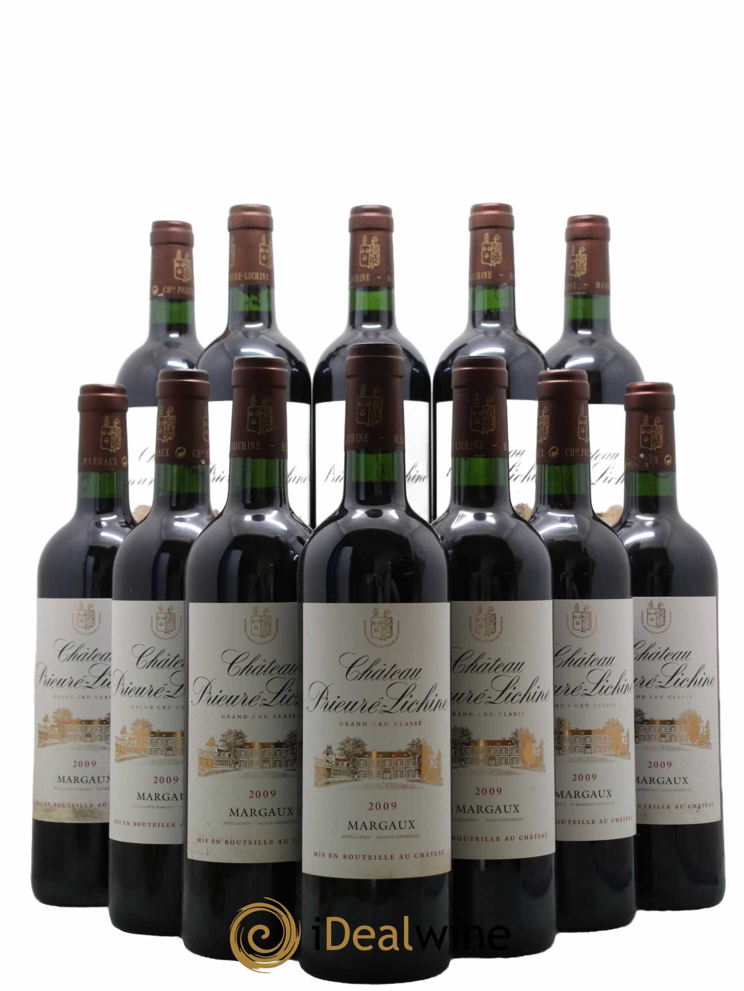 Château Prieuré Lichine 4ème Grand Cru Classé 2009 - Lot de 12 bouteilles - 0