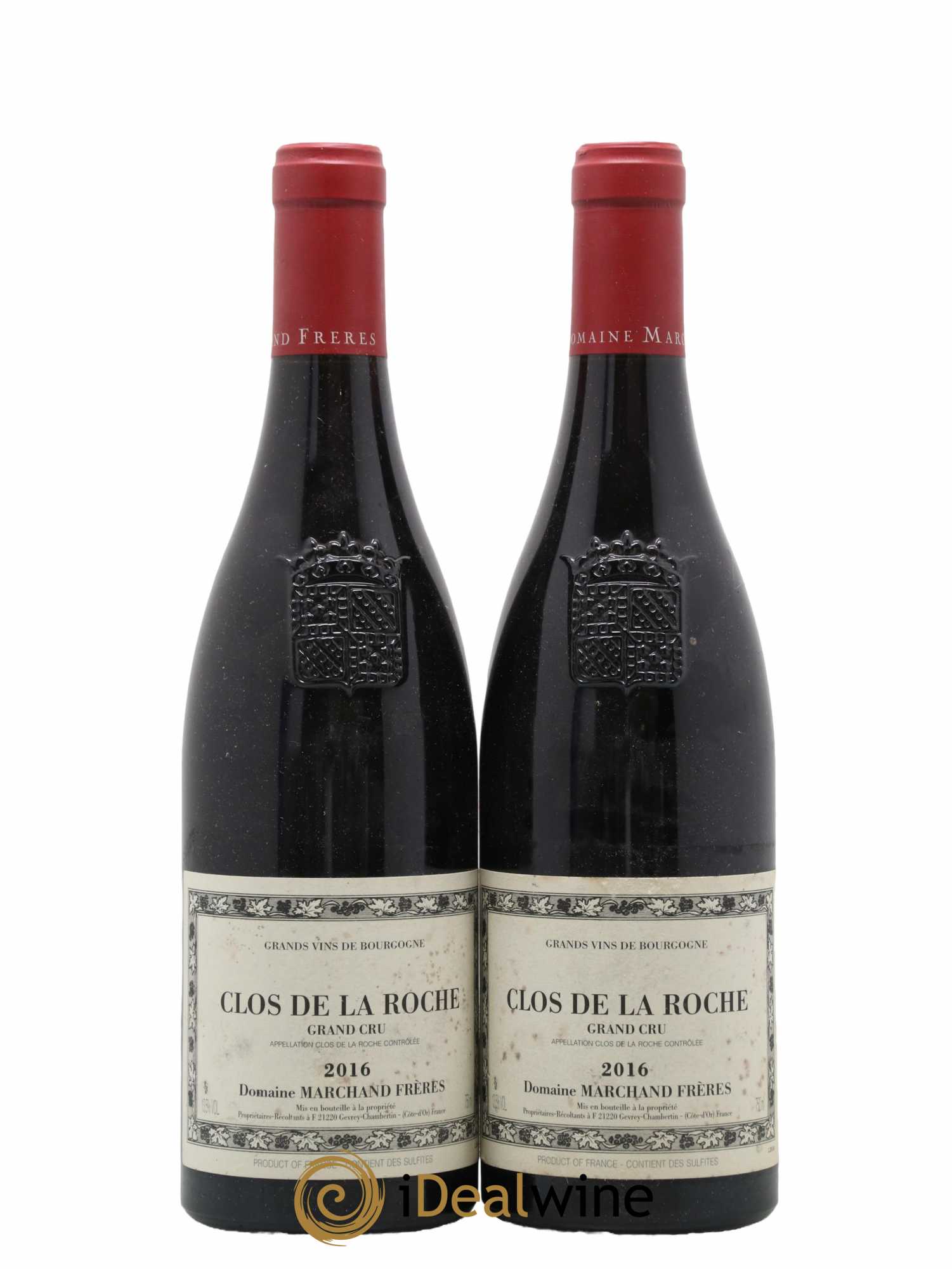 Clos de la Roche Grand Cru Marchand Frères 2016 - Lot de 2 bouteilles - 0
