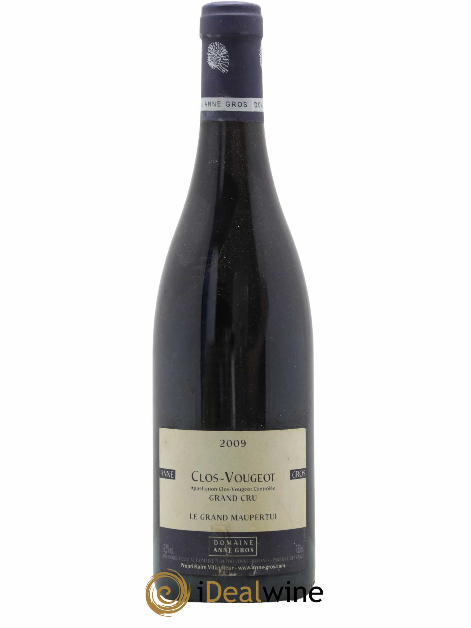 Clos de Vougeot Grand Cru Le Grand Maupertui Anne Gros 2009 - Lot de 1 bouteille - 0