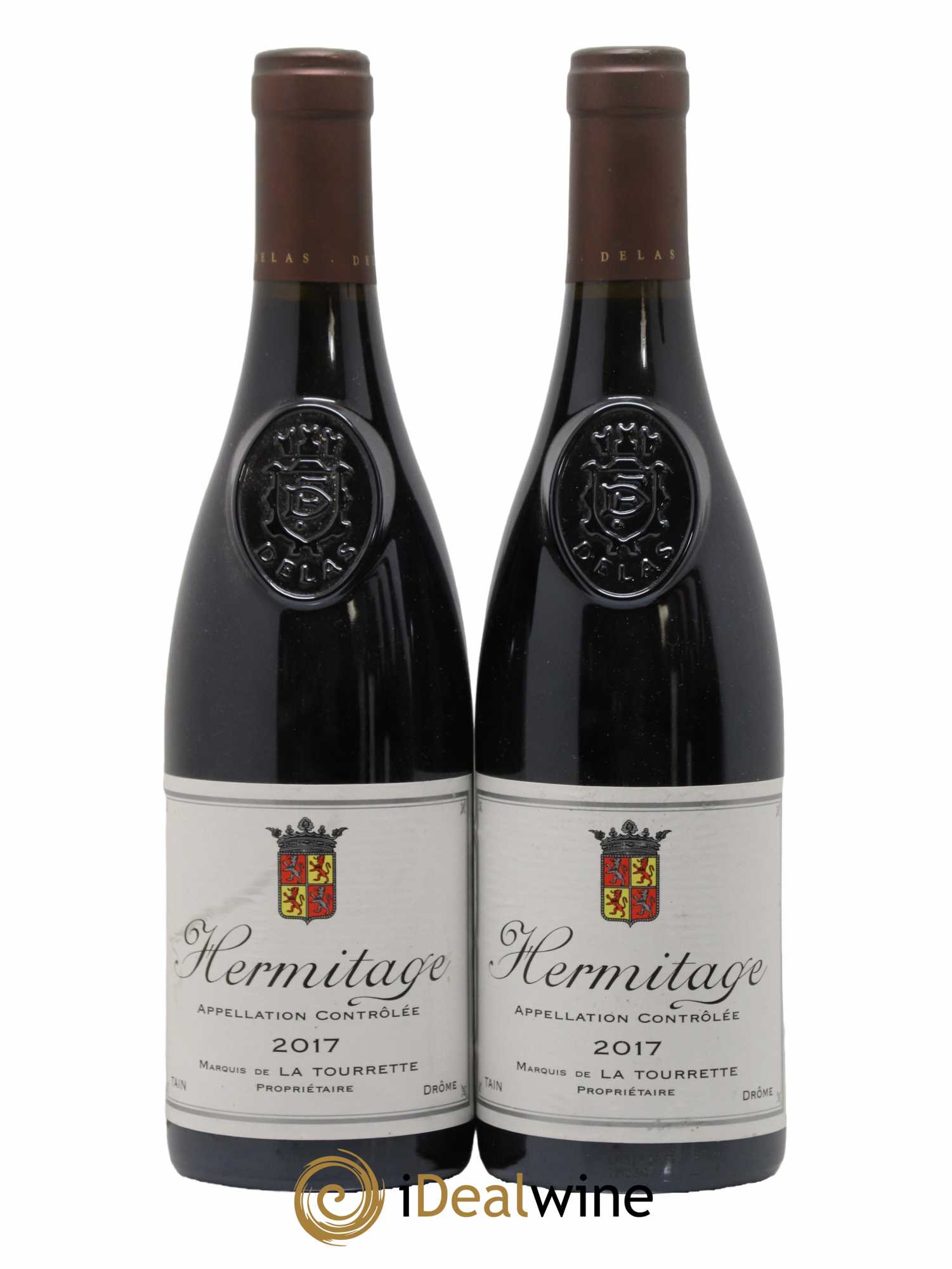 Hermitage Maison Delas Marquis de la Tourette 2017 - Lot de 2 bouteilles - 0