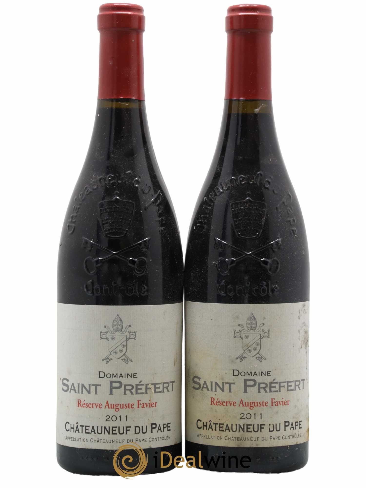Châteauneuf-du-Pape Réserve Auguste Favier Domaine Saint-Préfert 2011 - Lot de 2 bouteilles - 0
