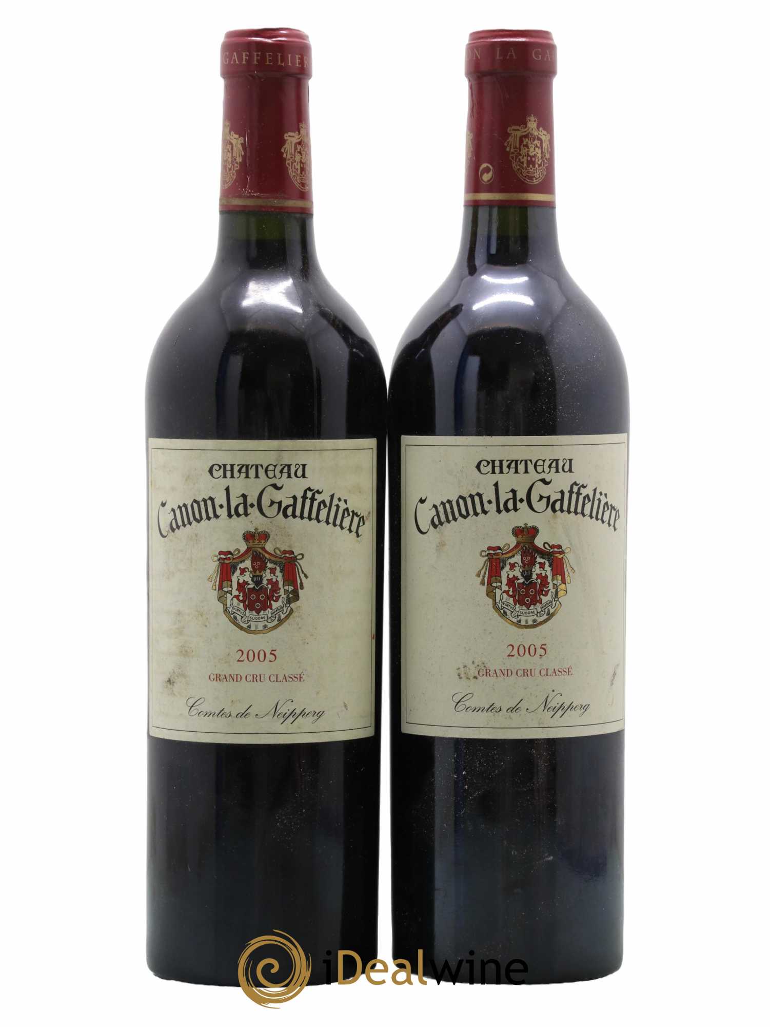 Château Canon la Gaffelière 1er Grand Cru Classé B 2005 - Lot de 2 bouteilles - 0