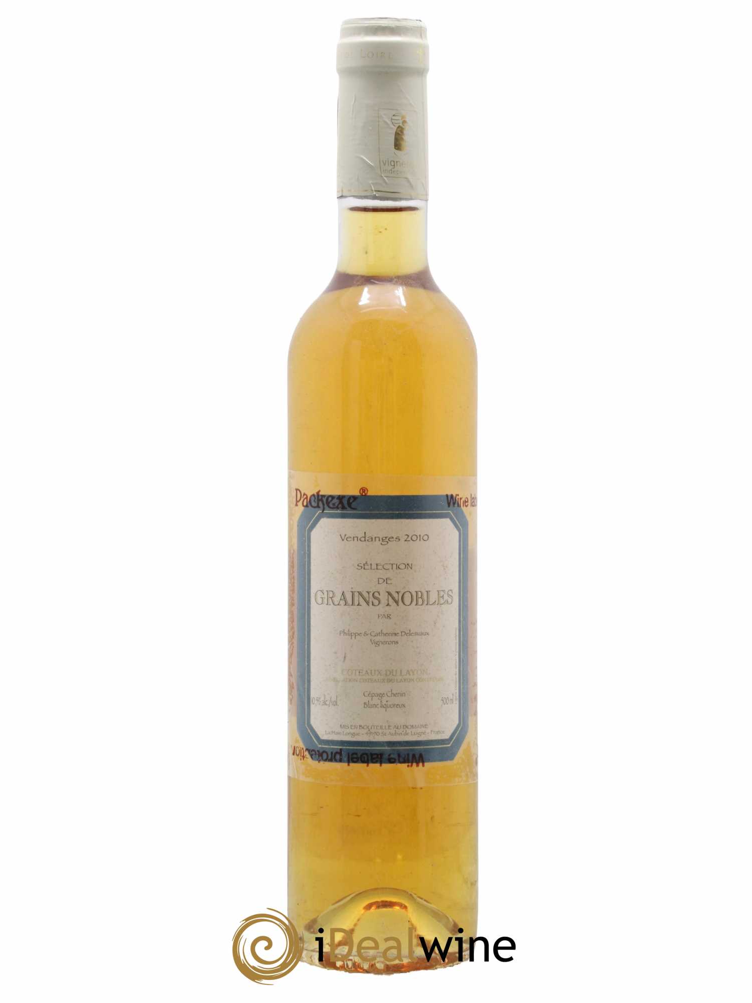 Coteaux du Layon Sélection de Grains Nobles Domaine Philippe Delesvaux 50 cl 2010 - Lot de 1 bouteille - 0