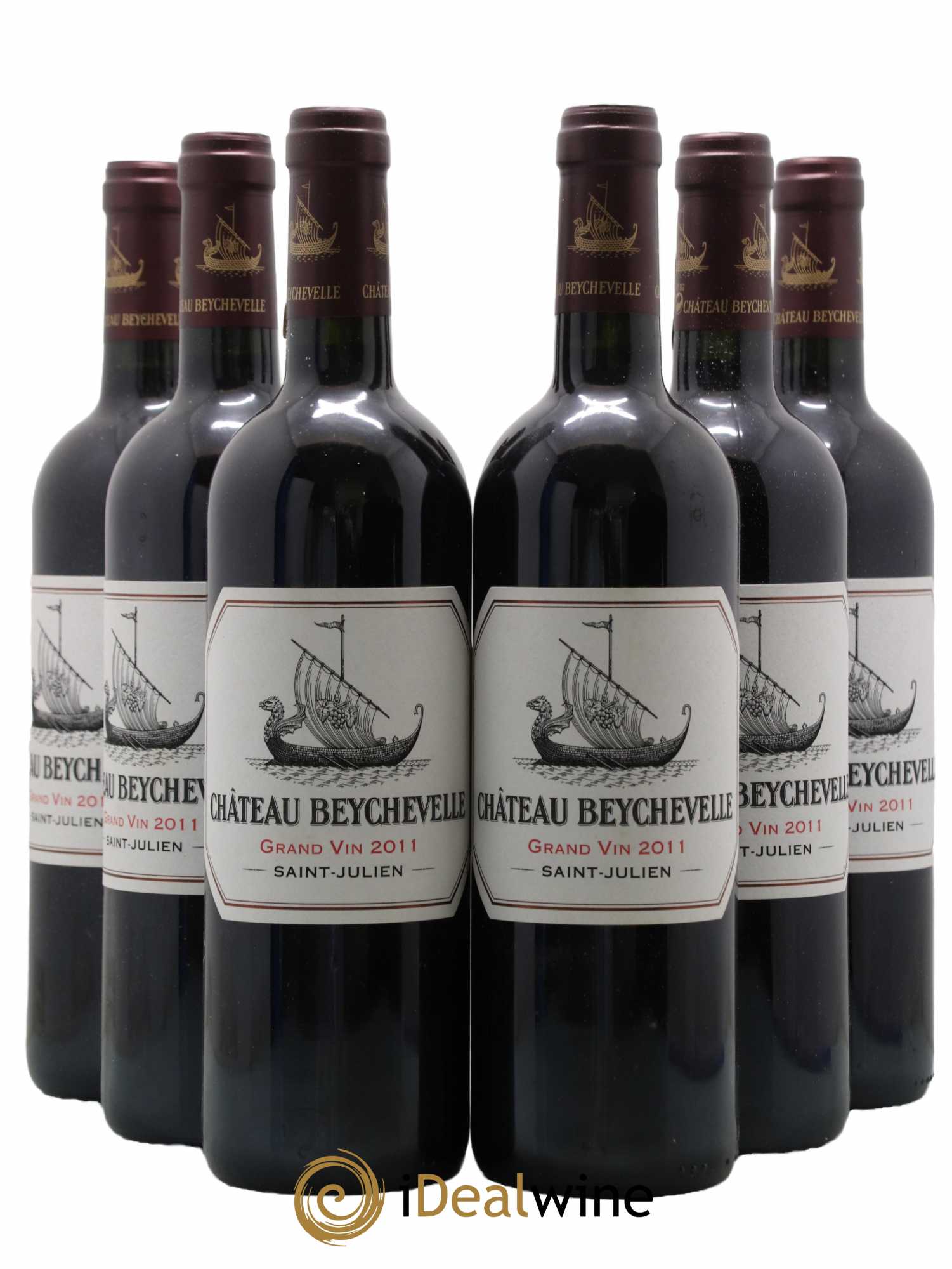 Château Beychevelle 4ème Grand Cru Classé 2011 - Lot de 6 bouteilles - 0