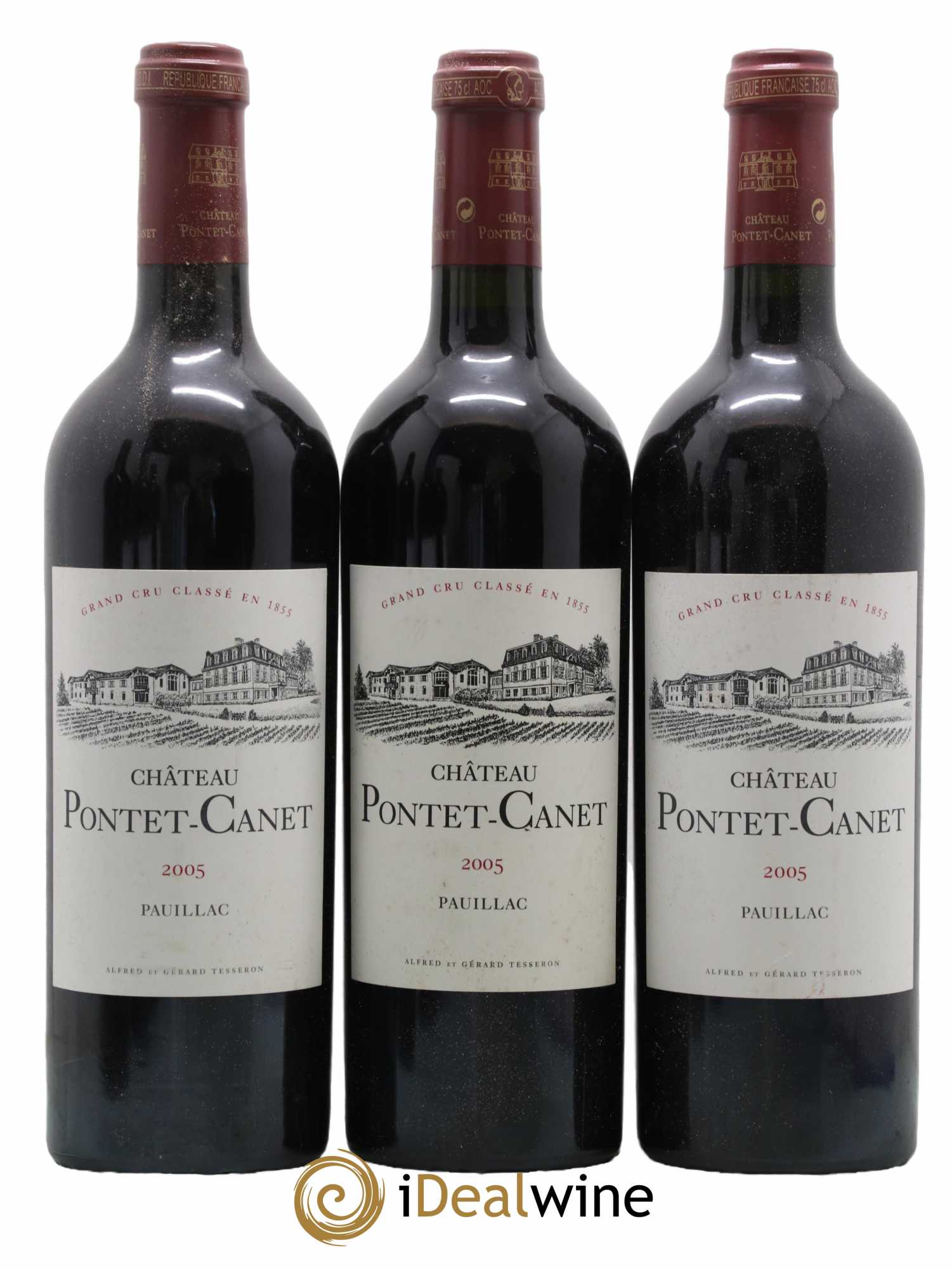 Château Pontet Canet 5ème Grand Cru Classé 2005 - Lot de 6 bouteilles - 2