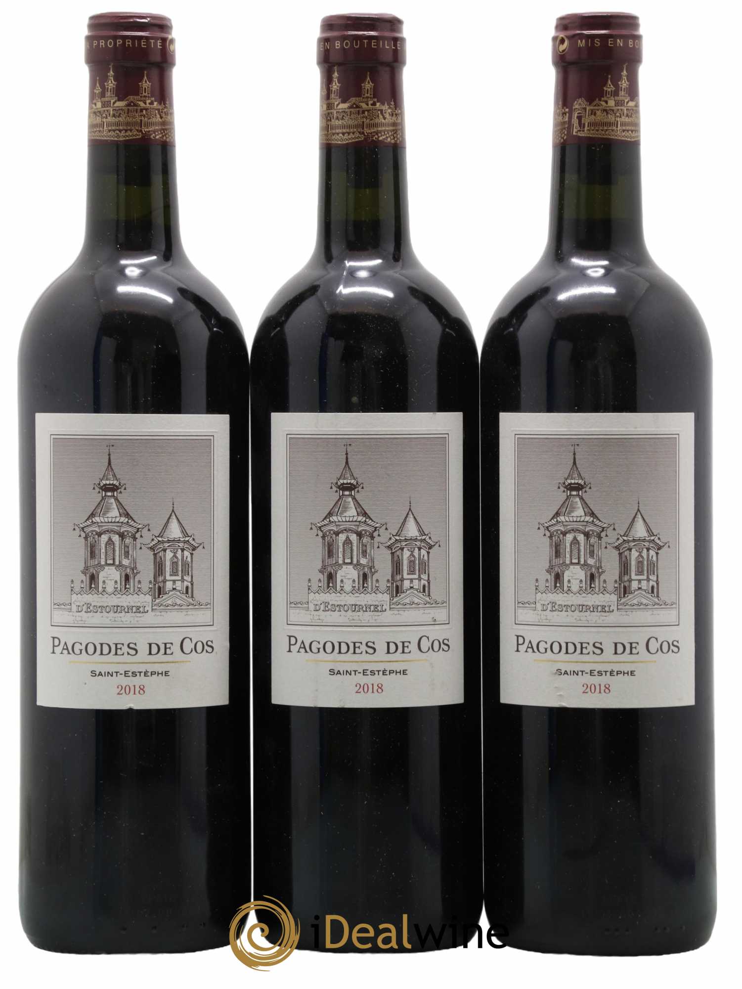 Les Pagodes de Cos Second Vin 2018 - Lot de 3 bouteilles - 0