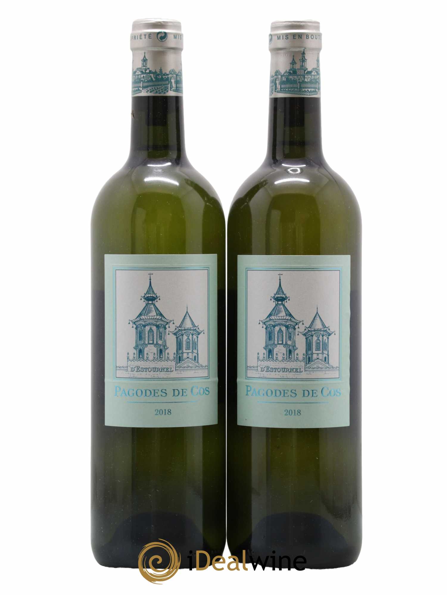 Bordeaux Pagodes de Cos 2018 - Lot de 2 bouteilles - 0