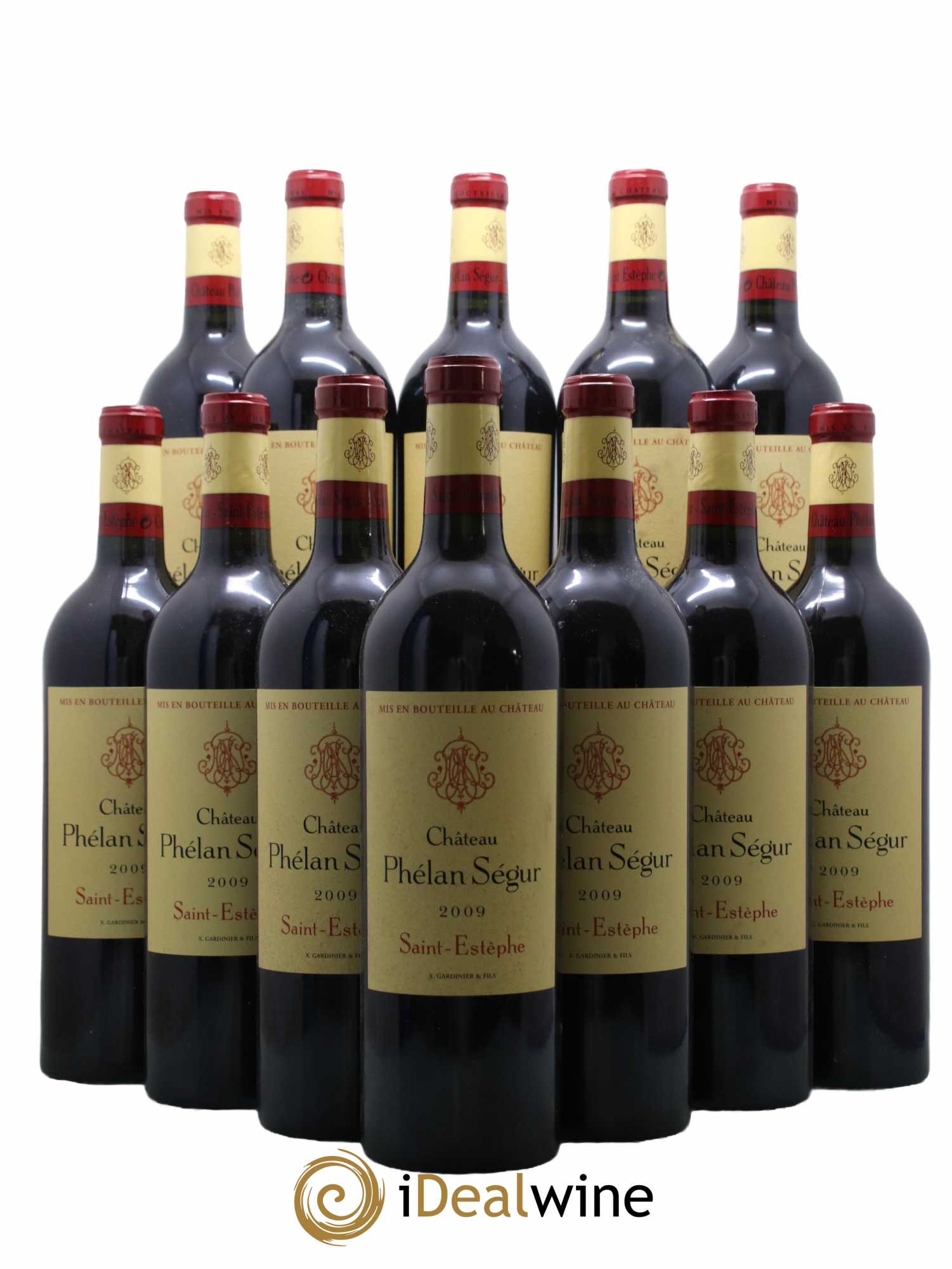 Château Phélan Ségur 2009 - Lot de 12 bouteilles - 0