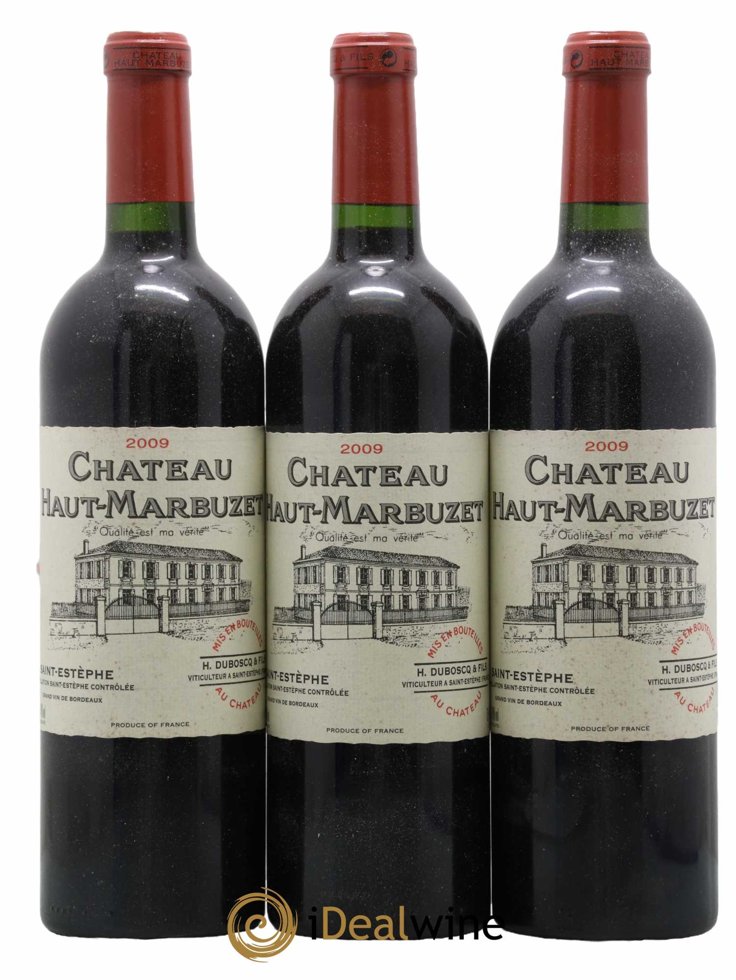 Château Haut Marbuzet 2009 - Lot de 12 bouteilles - 1