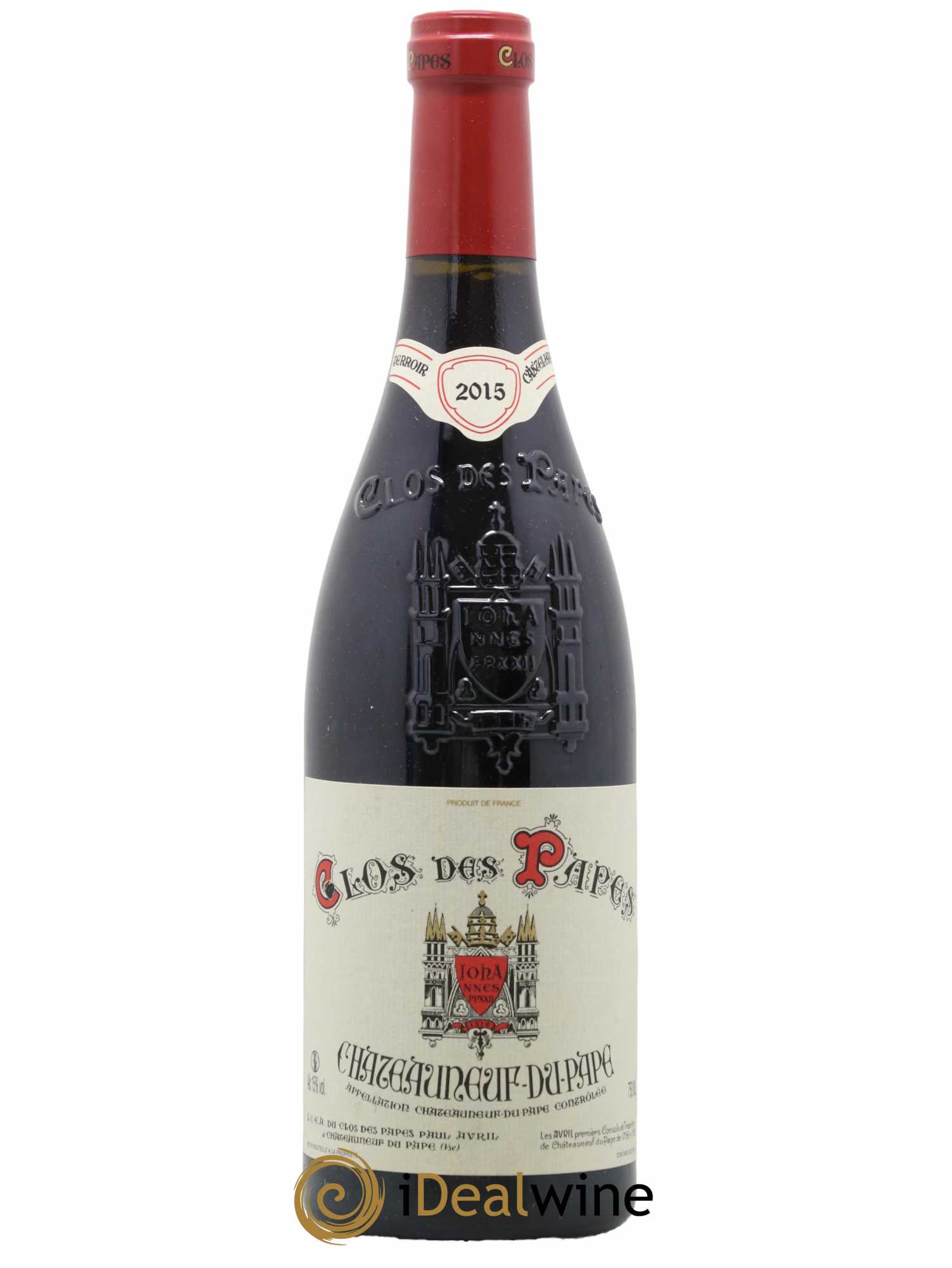 Châteauneuf-du-Pape Clos des Papes - Paul Avril 2015 - Lot de 1 bouteille - 0