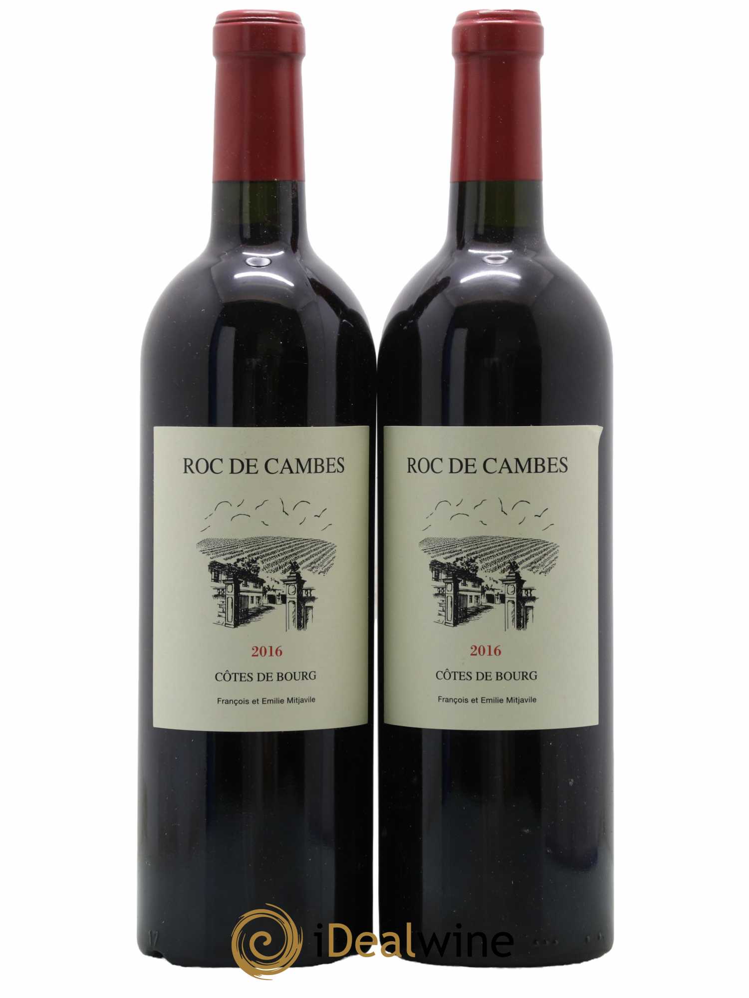 Roc de Cambes 2016 - Lot of 2 bottles - 0
