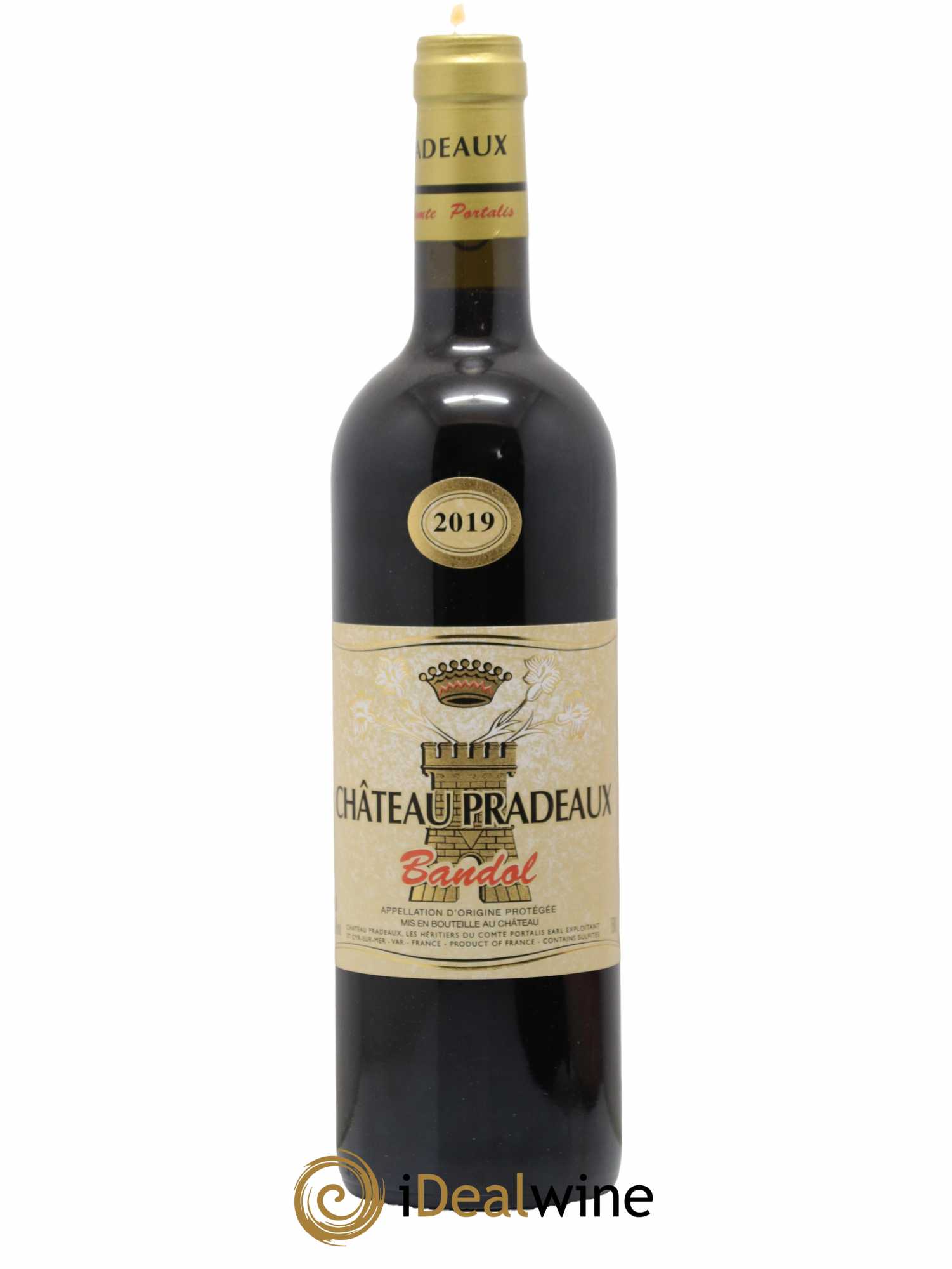 Bandol Château Pradeaux Famille Portalis 2019 - Lot de 1 bouteille - 0
