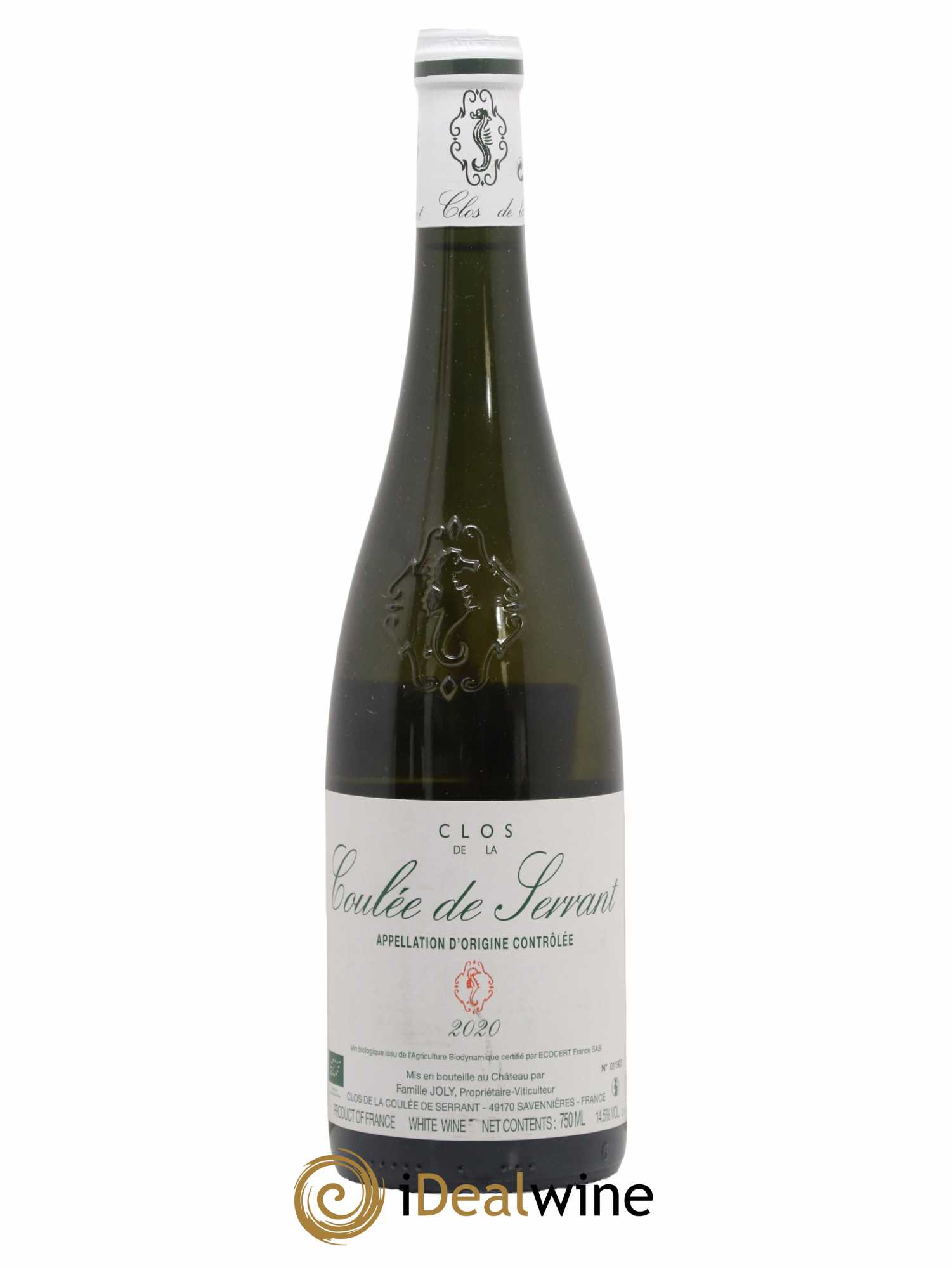Savennières Clos de la Coulée de Serrant Vignobles de la Coulée de Serrant - Nicolas Joly 2020 - Lot de 1 bouteille - 0