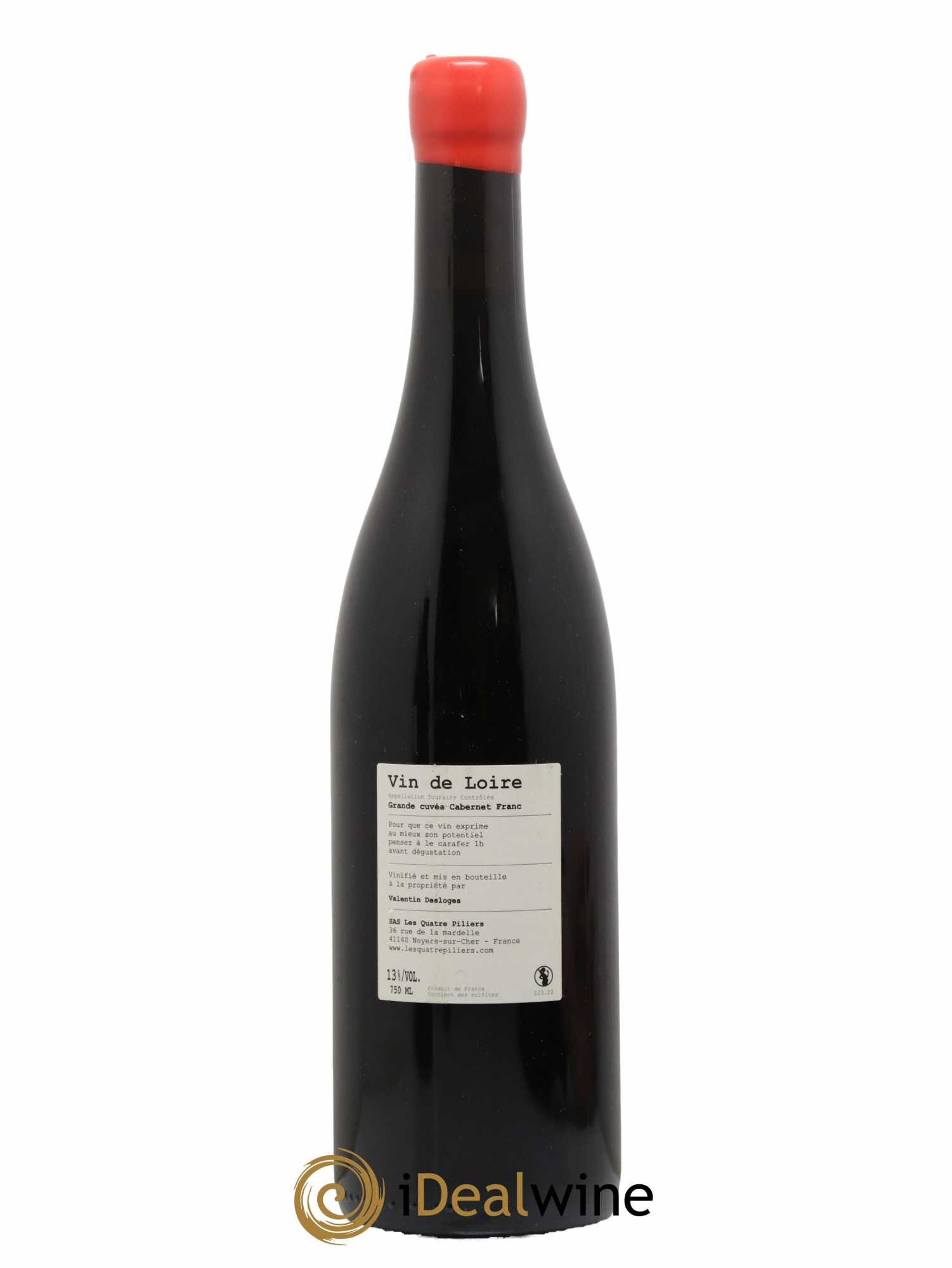 Touraine Au Dessus de Vitré Domaine Les Quatre Piliers 2020 - Lot de 1 bouteille - 1