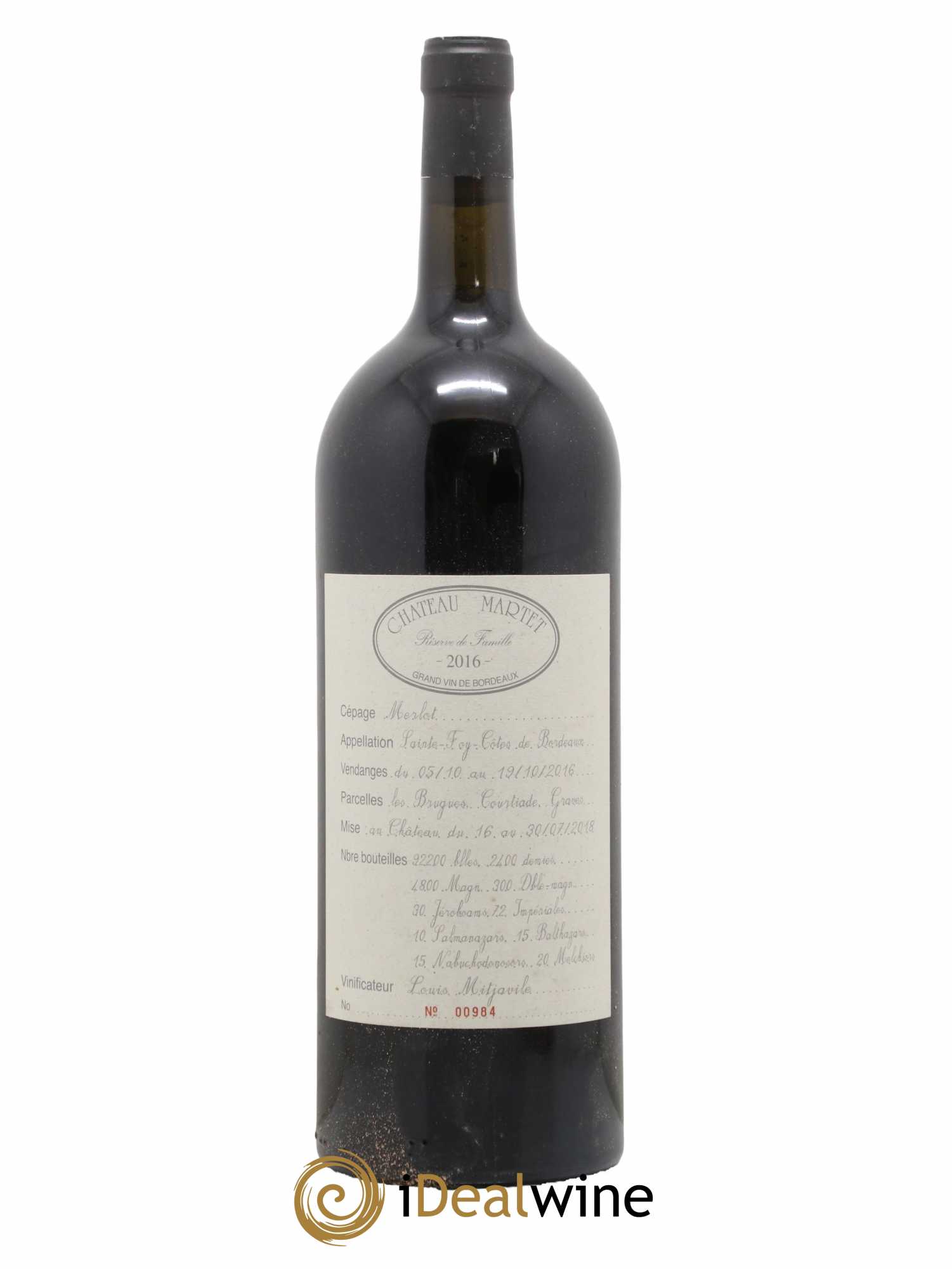 Château Martet 2016 - Lot de 1 magnum - 0