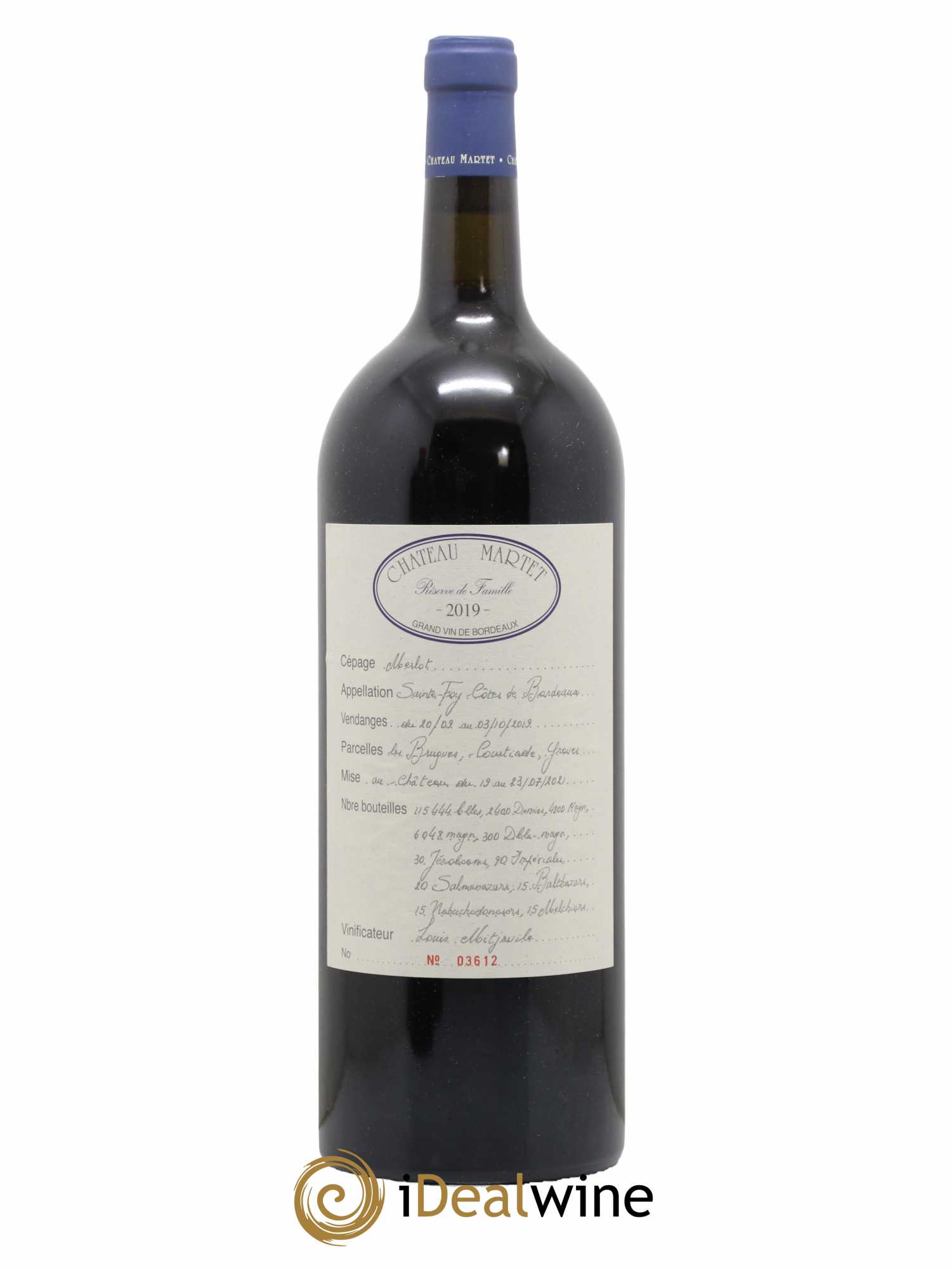 Château Martet 2019 - Lot de 1 magnum - 0