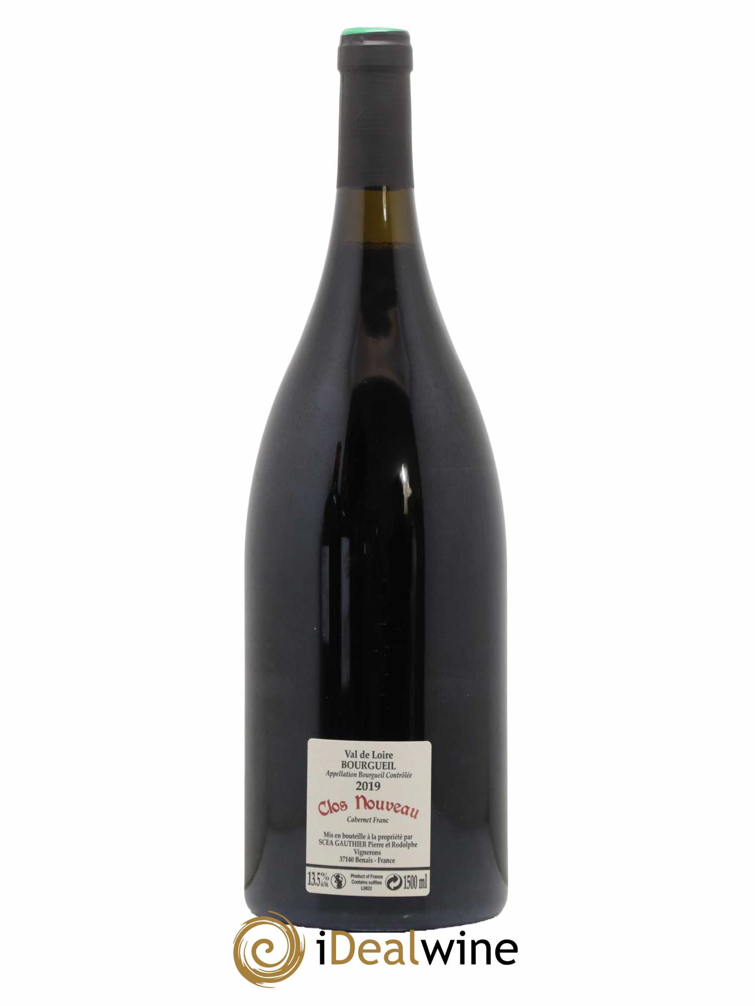 Bourgueil Clos Nouveau Domaine du Bel Air 2019 - Lot de 1 magnum - 1