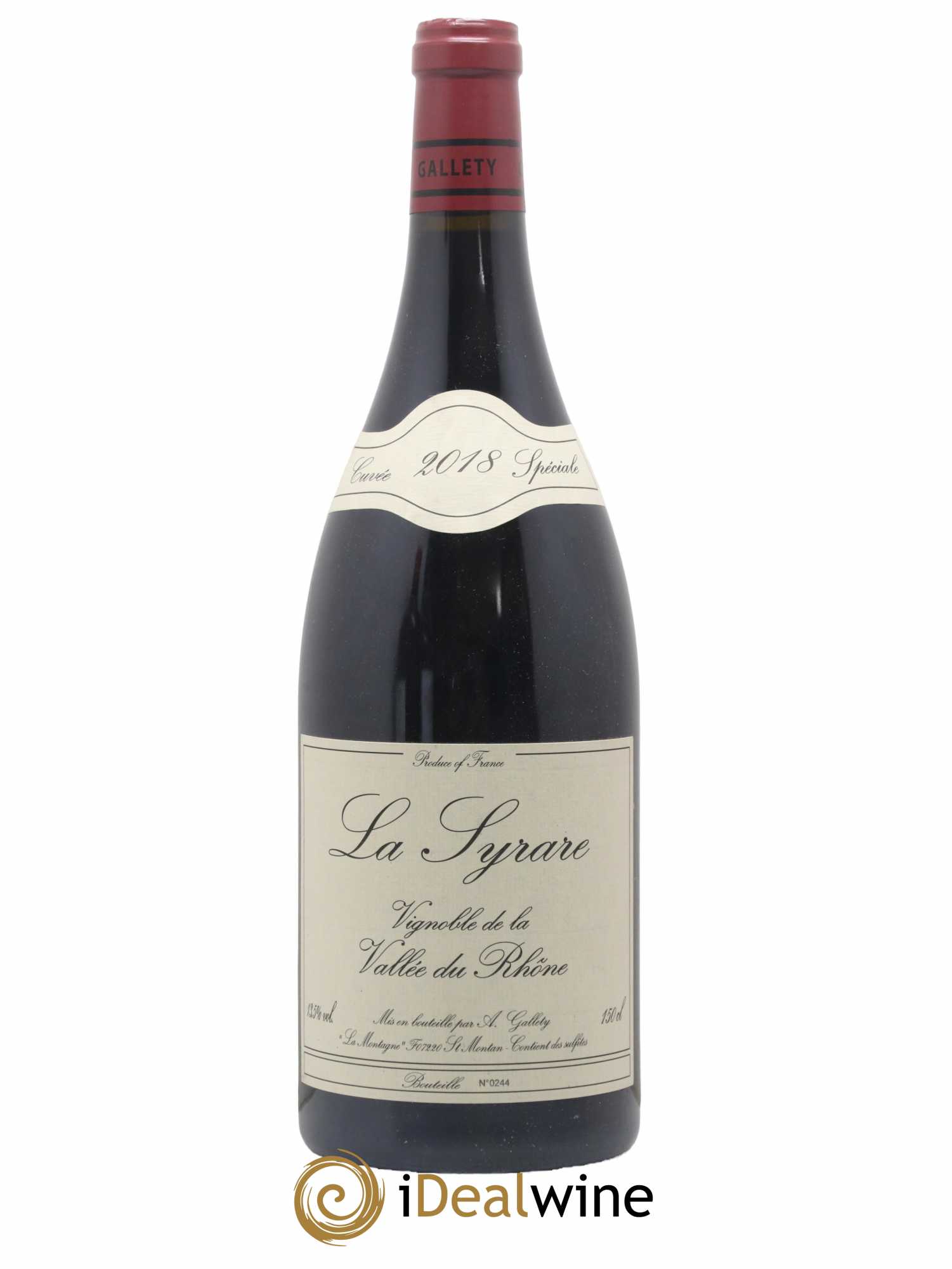 Côtes du Vivarais La Syrare Gallety (Domaine) 2018 - Lot de 1 magnum - 0