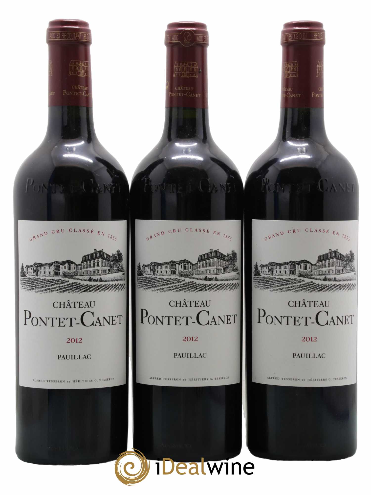 Château Pontet Canet 5ème Grand Cru Classé 2012 - Lot de 6 bouteilles - 2