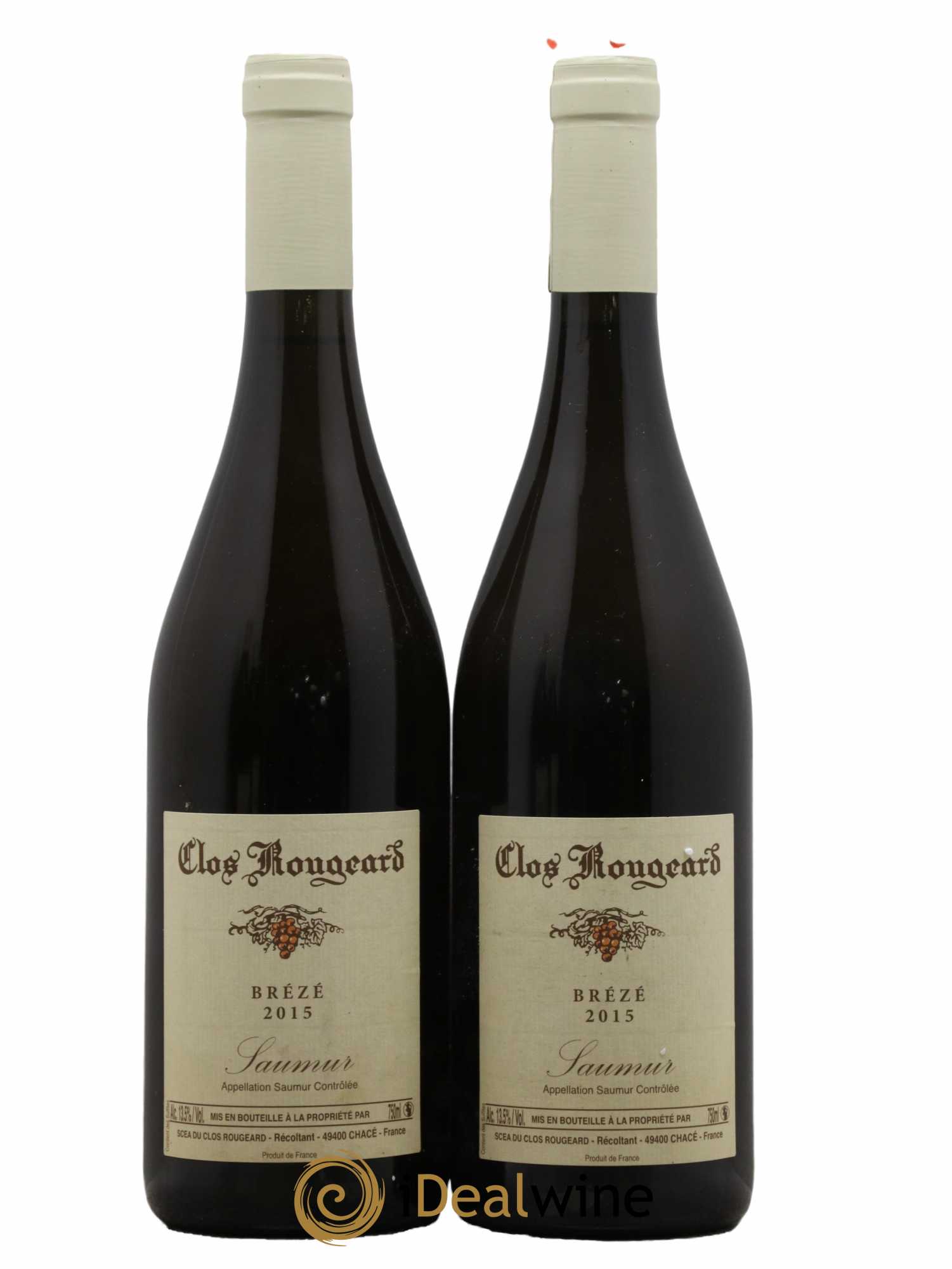 Saumur Brézé Clos Rougeard 2015 - Lot de 2 bouteilles - 0