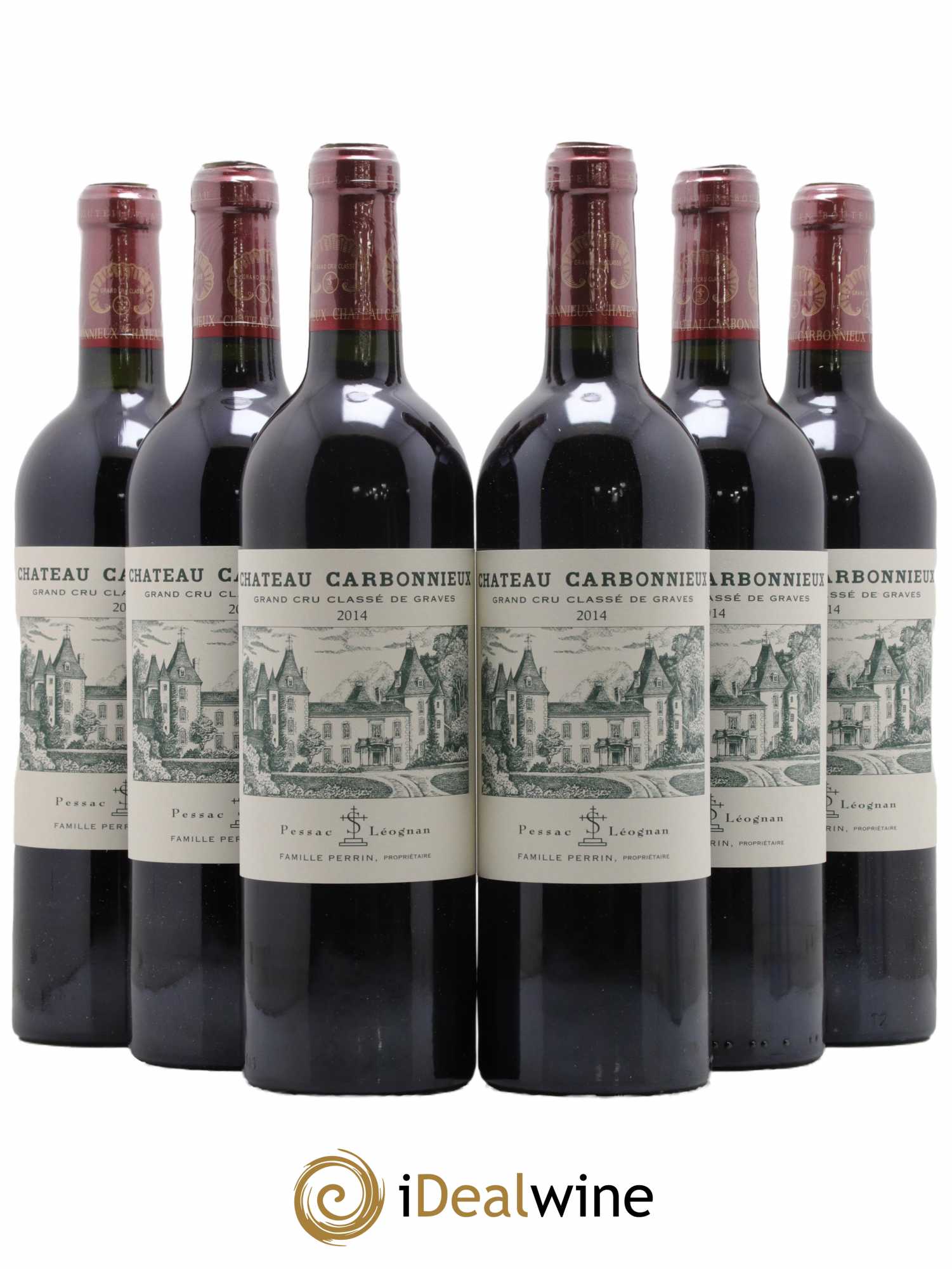 Château Carbonnieux Cru Classé de Graves 2014 - Lot de 6 bouteilles - 0