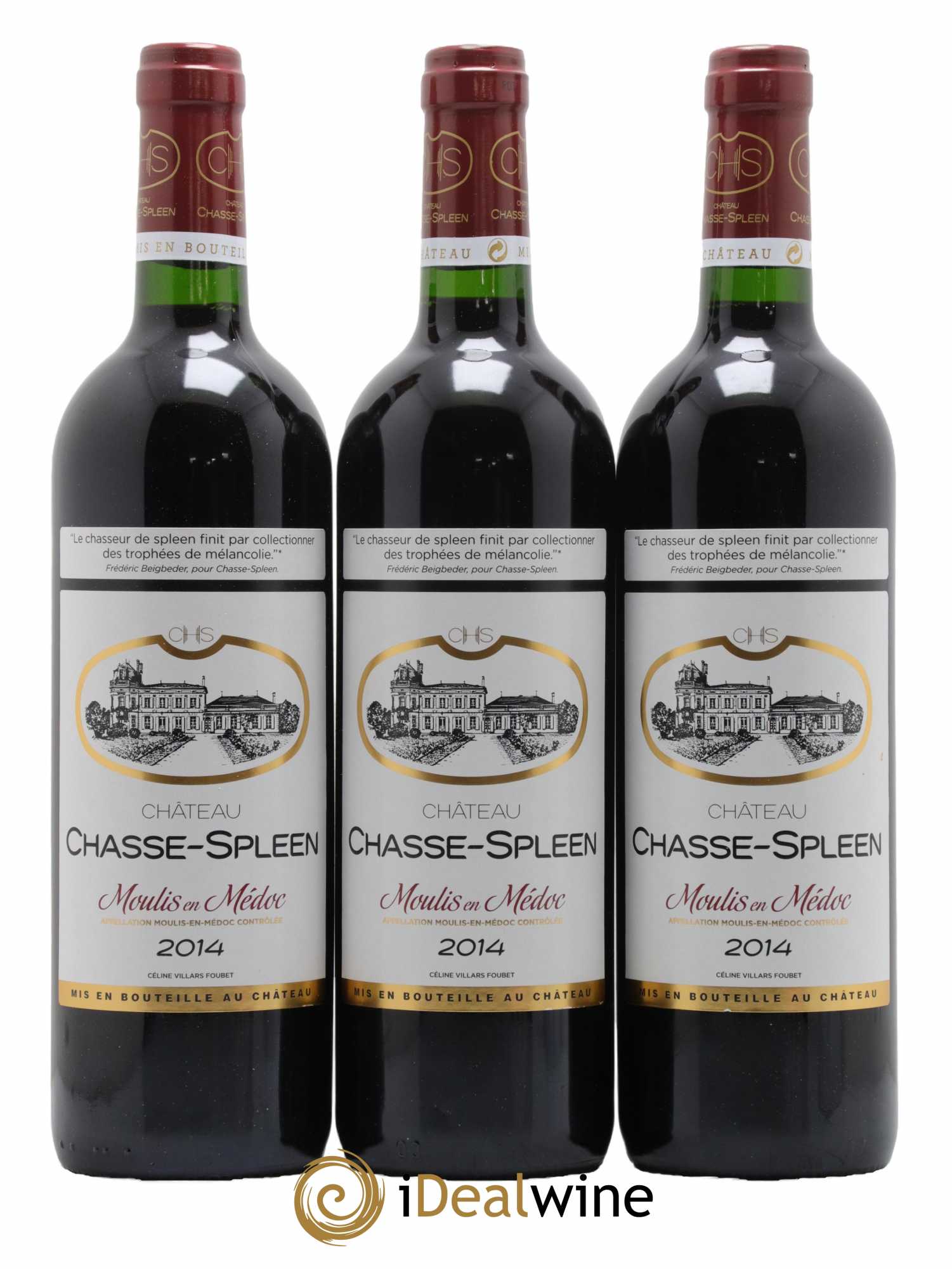 Château Chasse Spleen 2014 - Lot de 6 bouteilles - 1