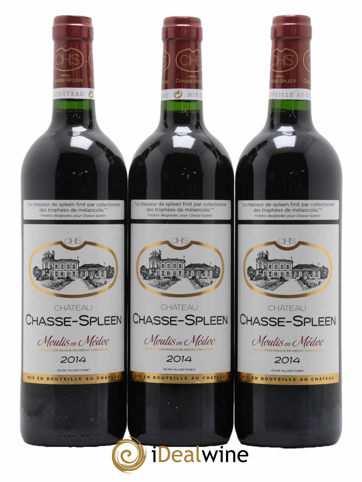 Château Chasse Spleen 2014 - Lot de 6 bouteilles - 2